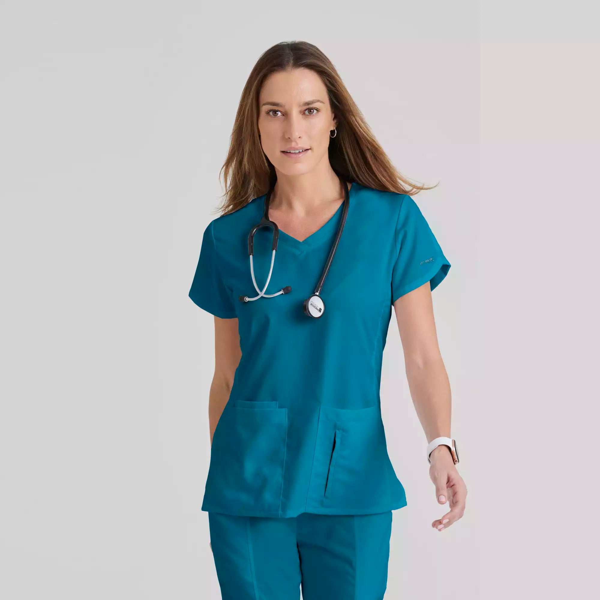 Grey's Anatomy Classic Cora Top - 4 Pocket V-Neck Scrub Top | 41423