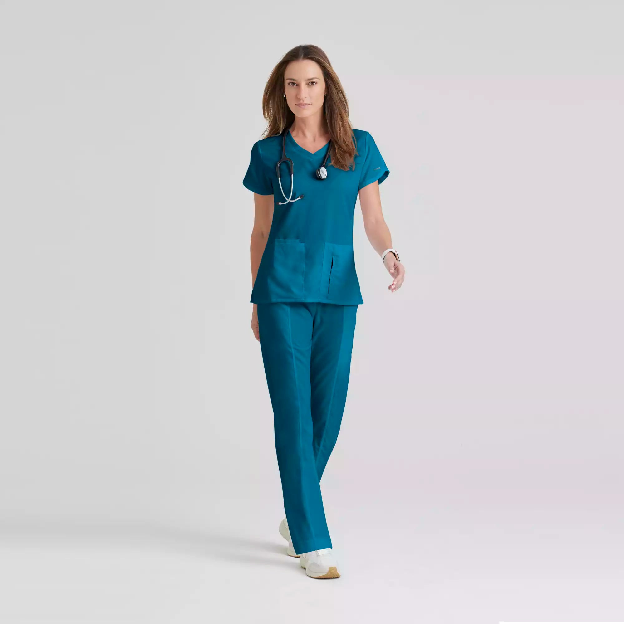 Grey's Anatomy Classic Cora Top - 4 Pocket V-Neck Scrub Top | 41423