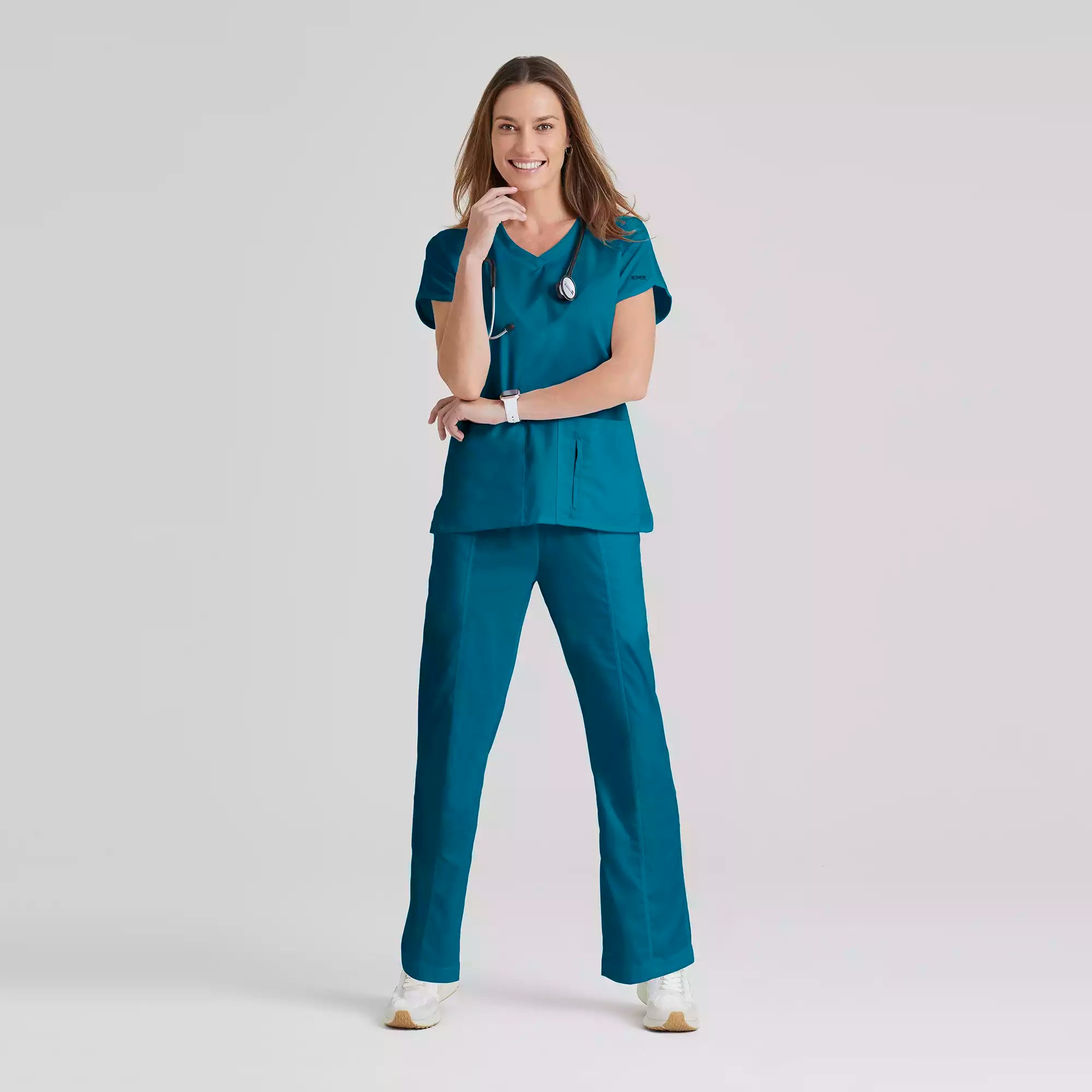 Grey's Anatomy Classic Cora Top - 4 Pocket V-Neck Scrub Top | 41423