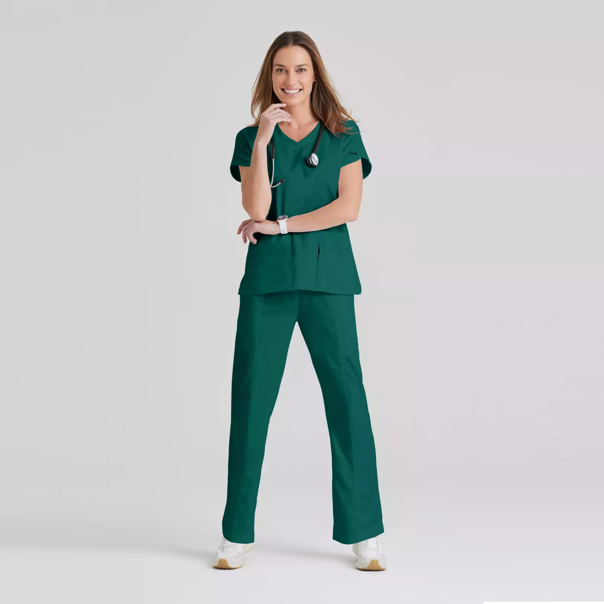 Grey's Anatomy Classic Cora Top - 4 Pocket V-Neck Scrub Top | 41423