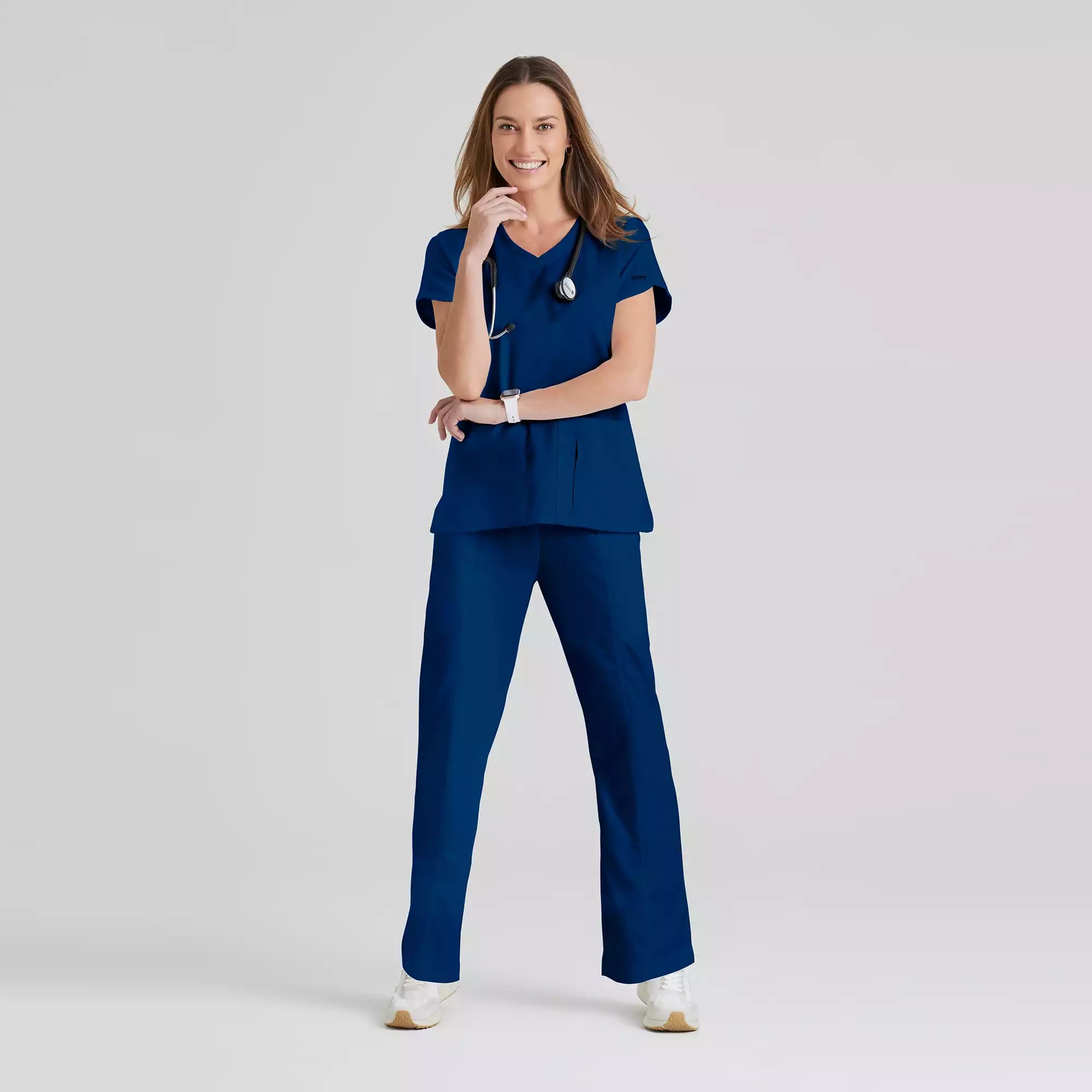Grey's Anatomy Classic Cora Top - 4 Pocket V-Neck Scrub Top | 41423