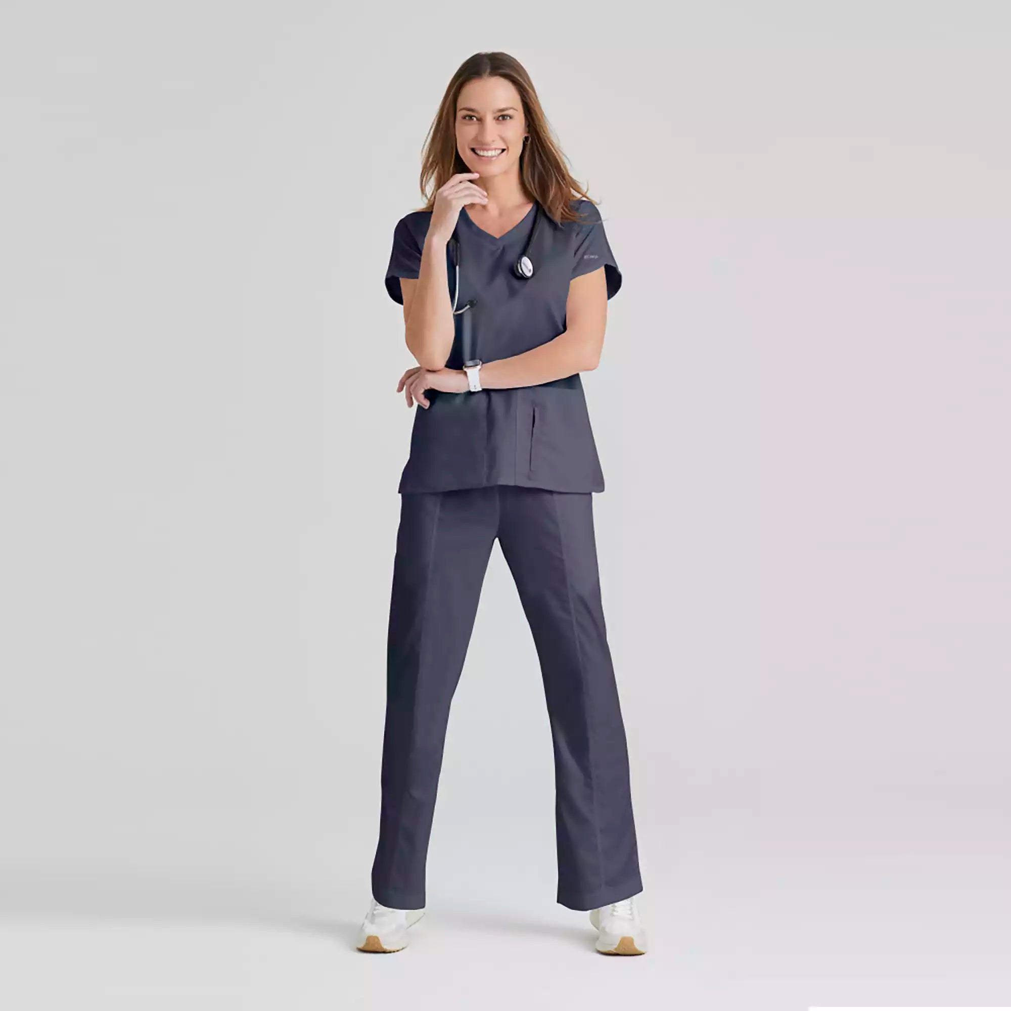 Grey's Anatomy Classic Cora Top - 4 Pocket V-Neck Scrub Top | 41423