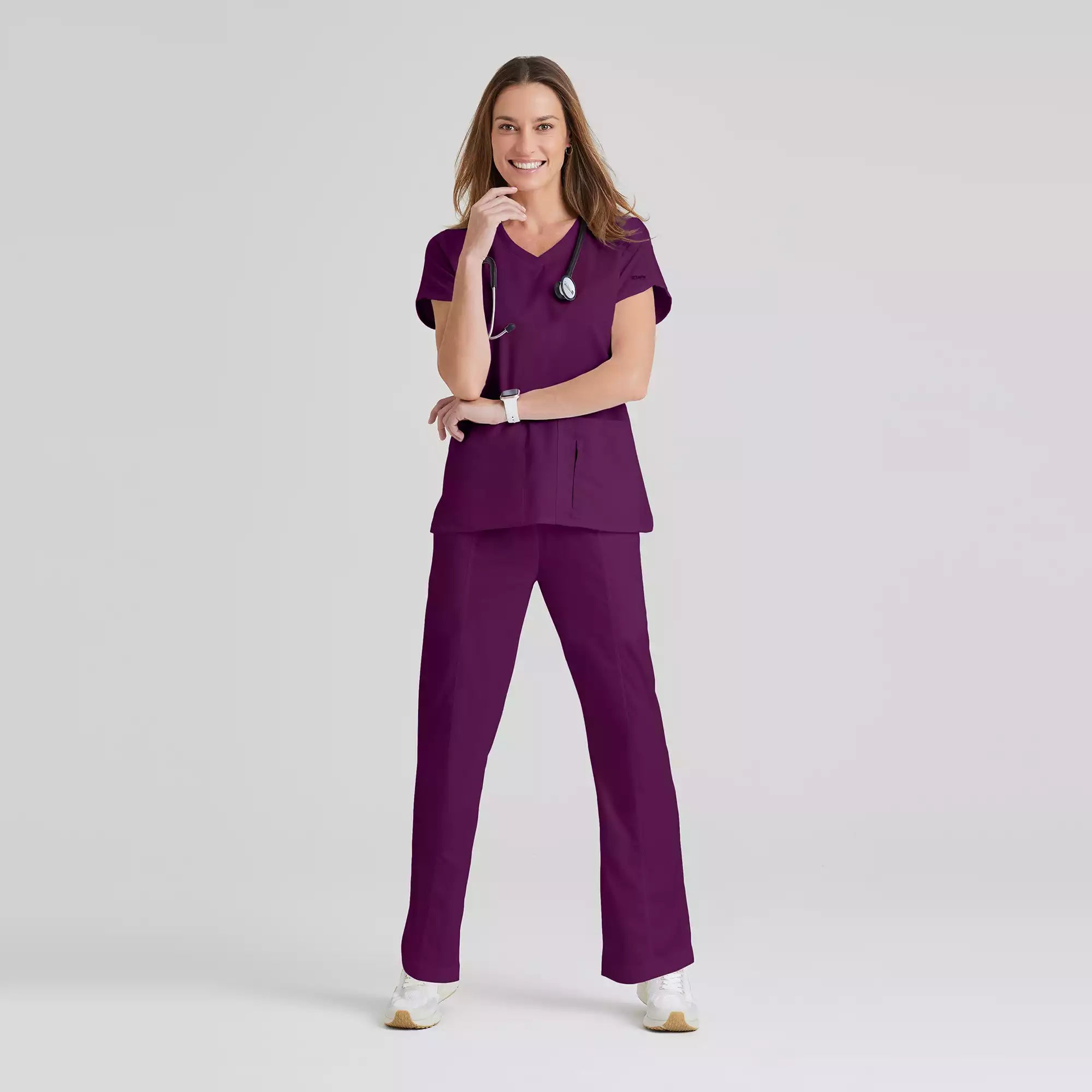 Grey's Anatomy Classic Cora Top - 4 Pocket V-Neck Scrub Top | 41423