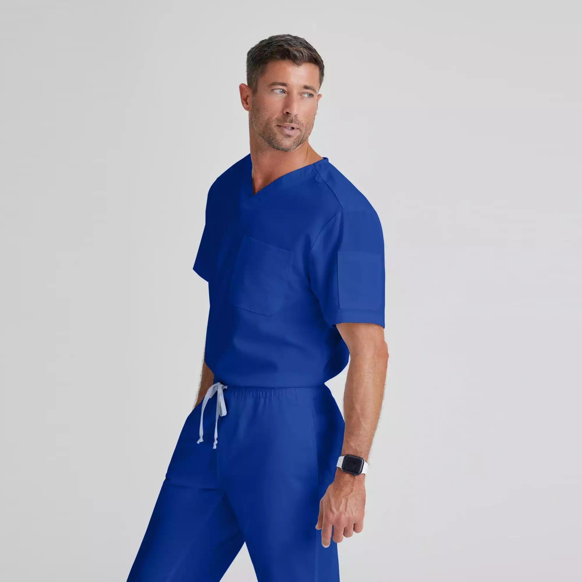Grey's Anatomy Classic Evan Top-V-Neck Men's Scrub Top | GRT091