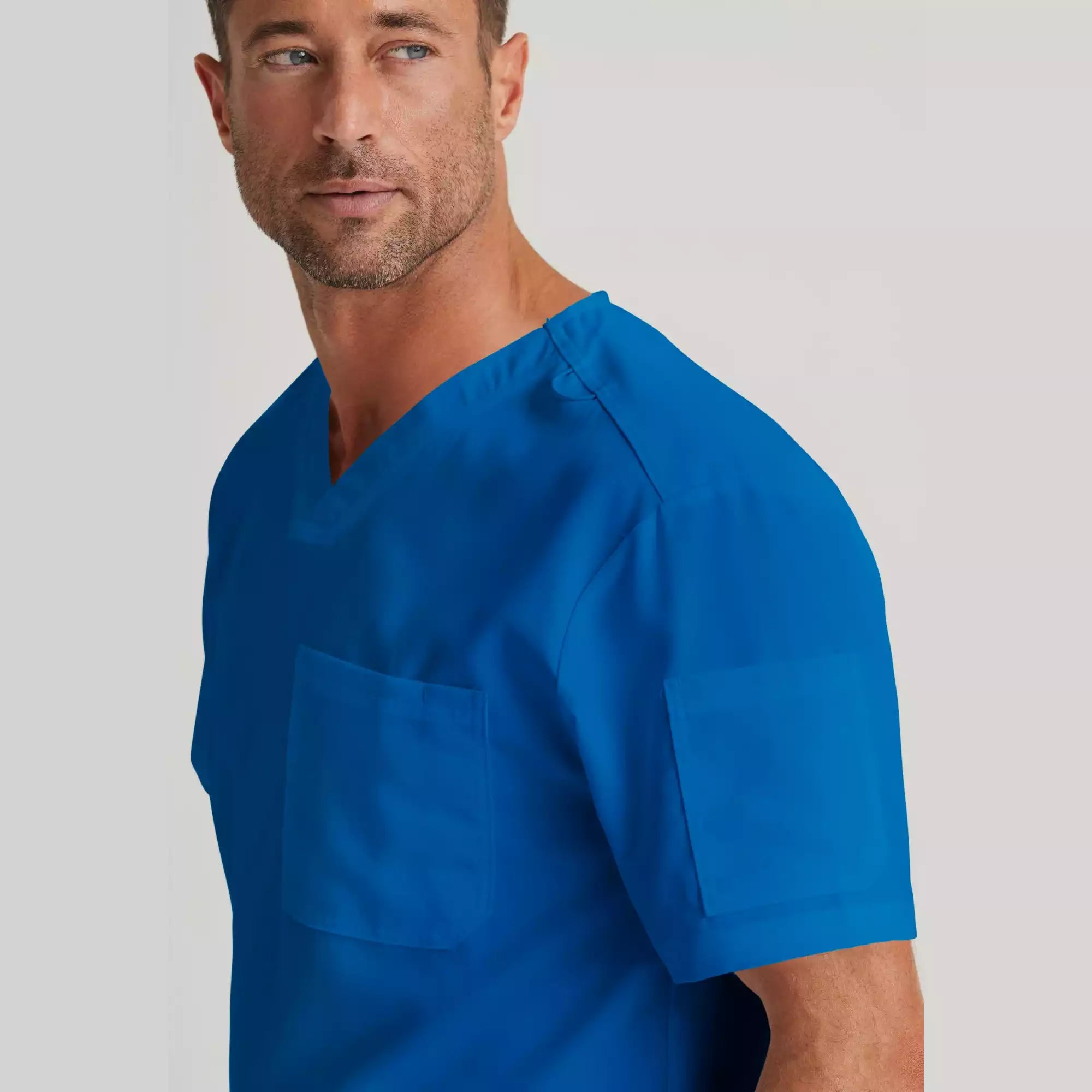 Grey's Anatomy Classic Evan Top-V-Neck Men's Scrub Top | GRT091