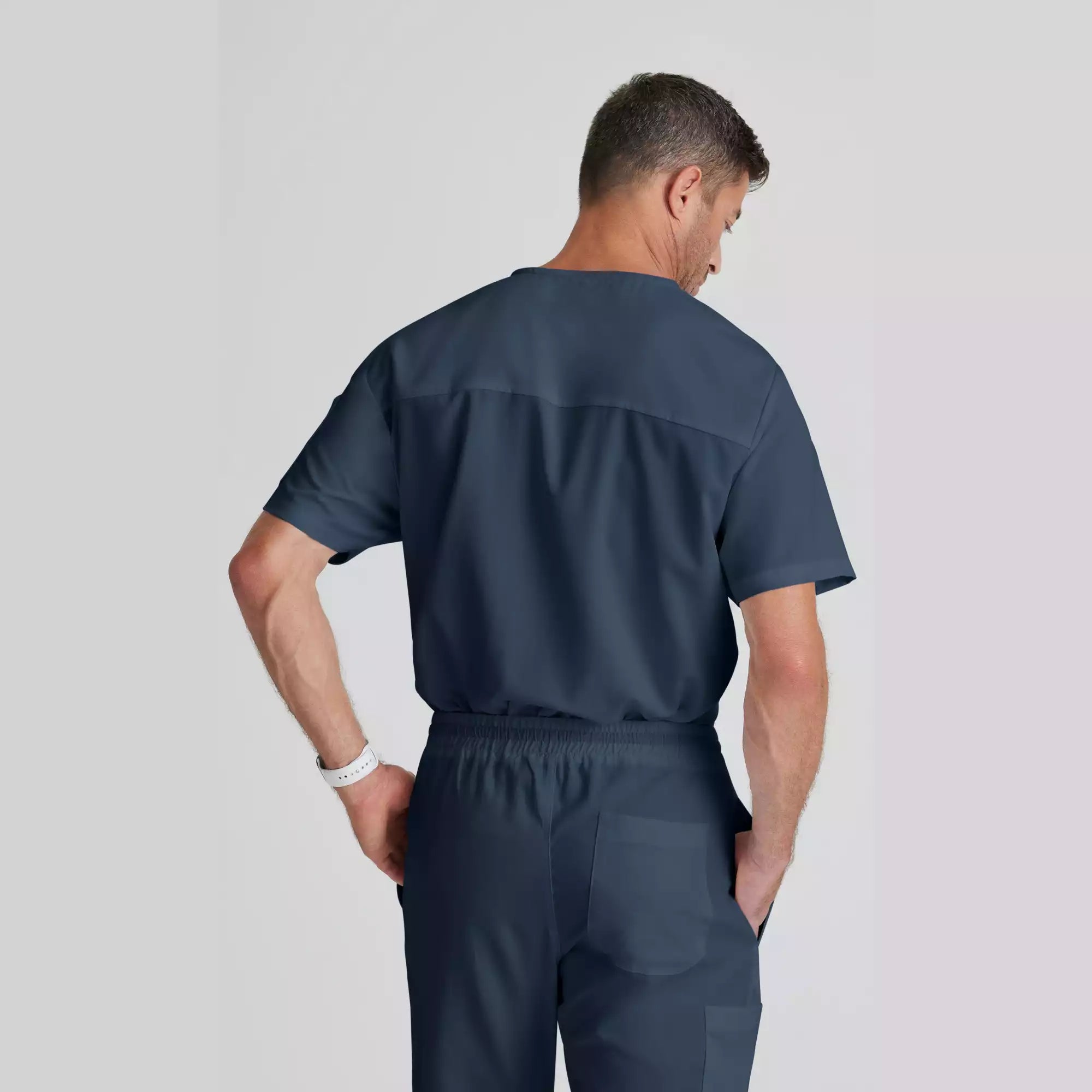 Grey's Anatomy Classic Evan Top-V-Neck Men's Scrub Top | GRT091