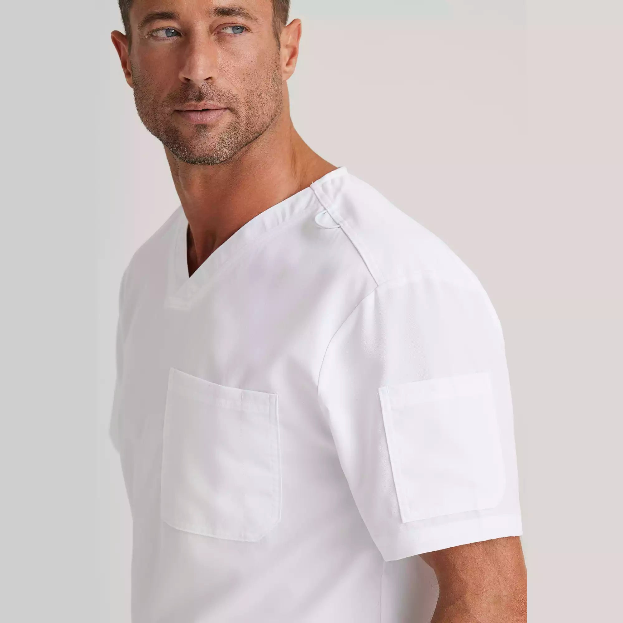 Grey's Anatomy Classic Evan Top-V-Neck Men's Scrub Top | GRT091