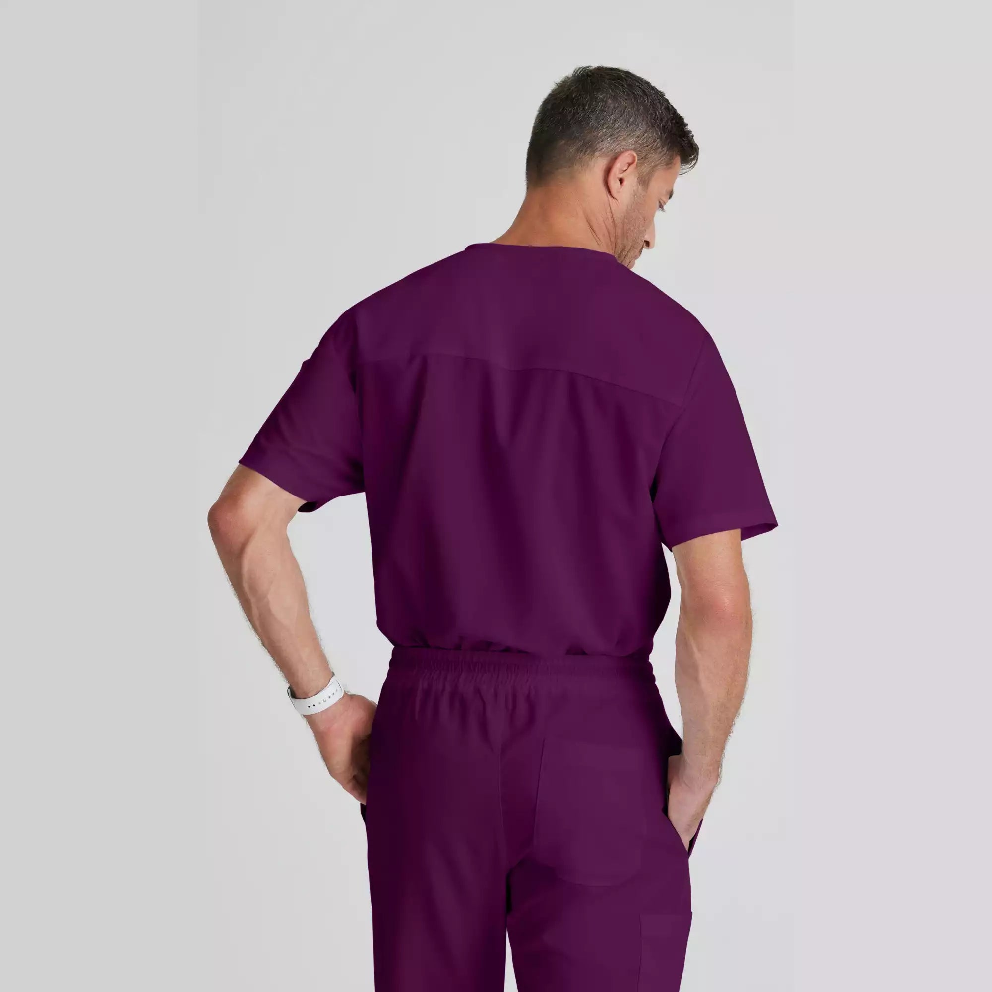 Grey's Anatomy Classic Evan Top-V-Neck Men's Scrub Top | GRT091