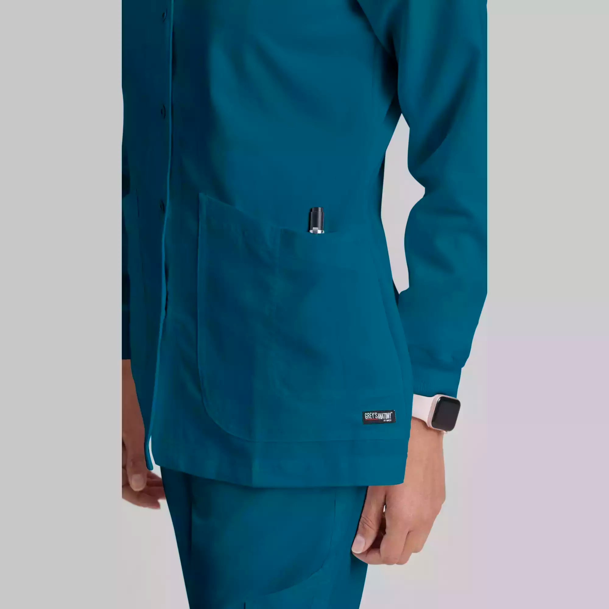 Grey's Anatomy Classic Jamie Warm Up -2 Pocket Warm Up Jacket | 4450