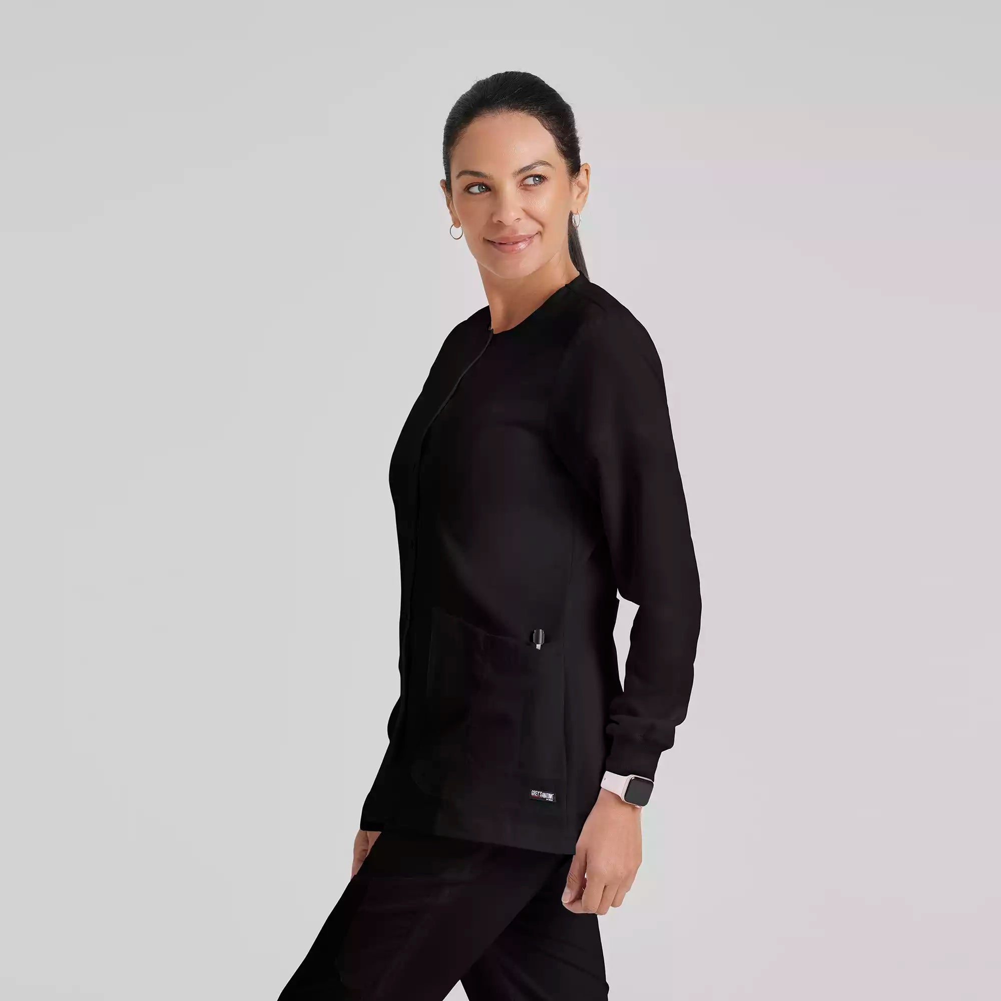 Grey's Anatomy Classic Jamie Warm Up -2 Pocket Warm Up Jacket | 4450