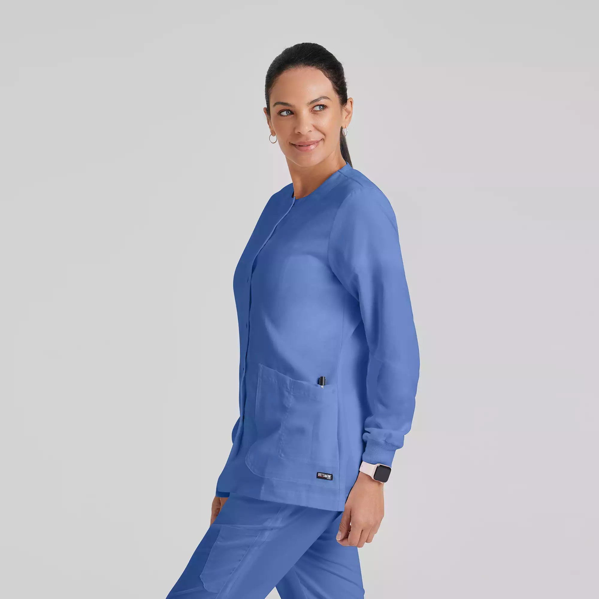 Grey's Anatomy Classic Jamie Warm Up -2 Pocket Warm Up Jacket | 4450