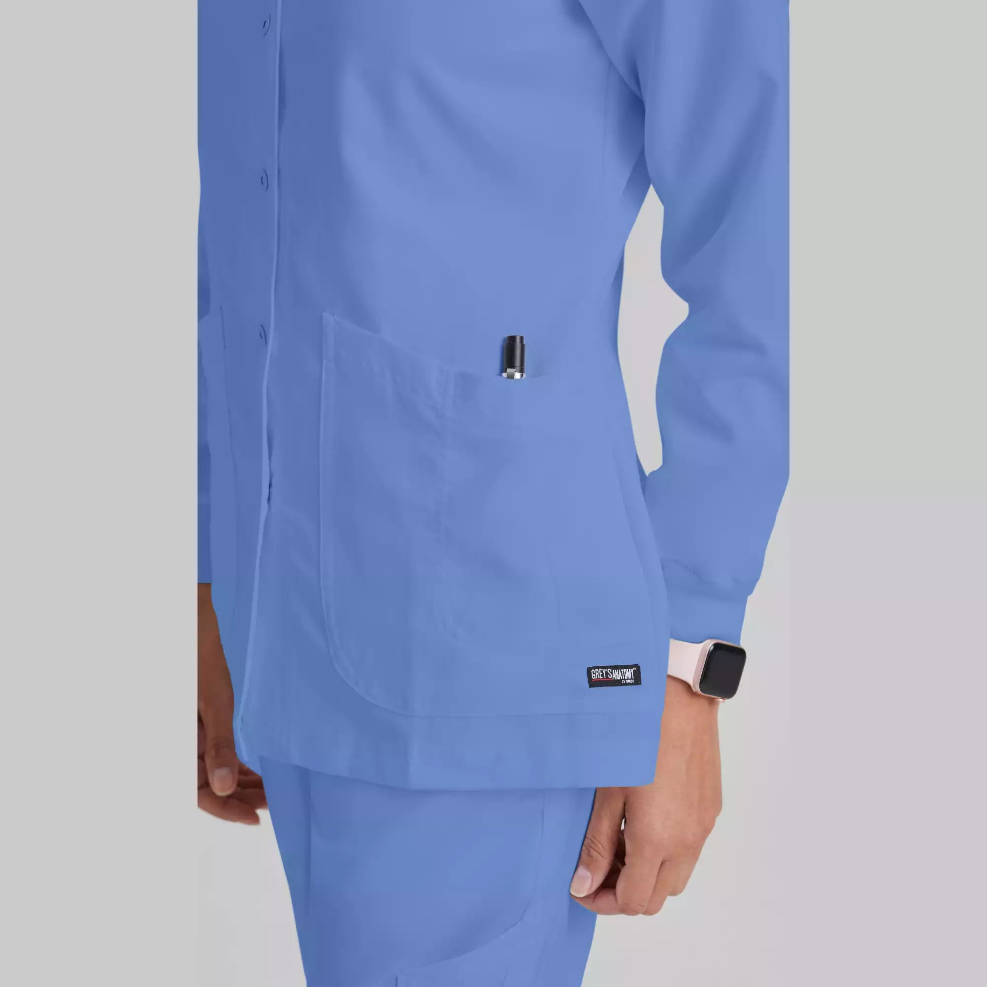 Grey's Anatomy Classic Jamie Warm Up -2 Pocket Warm Up Jacket | 4450