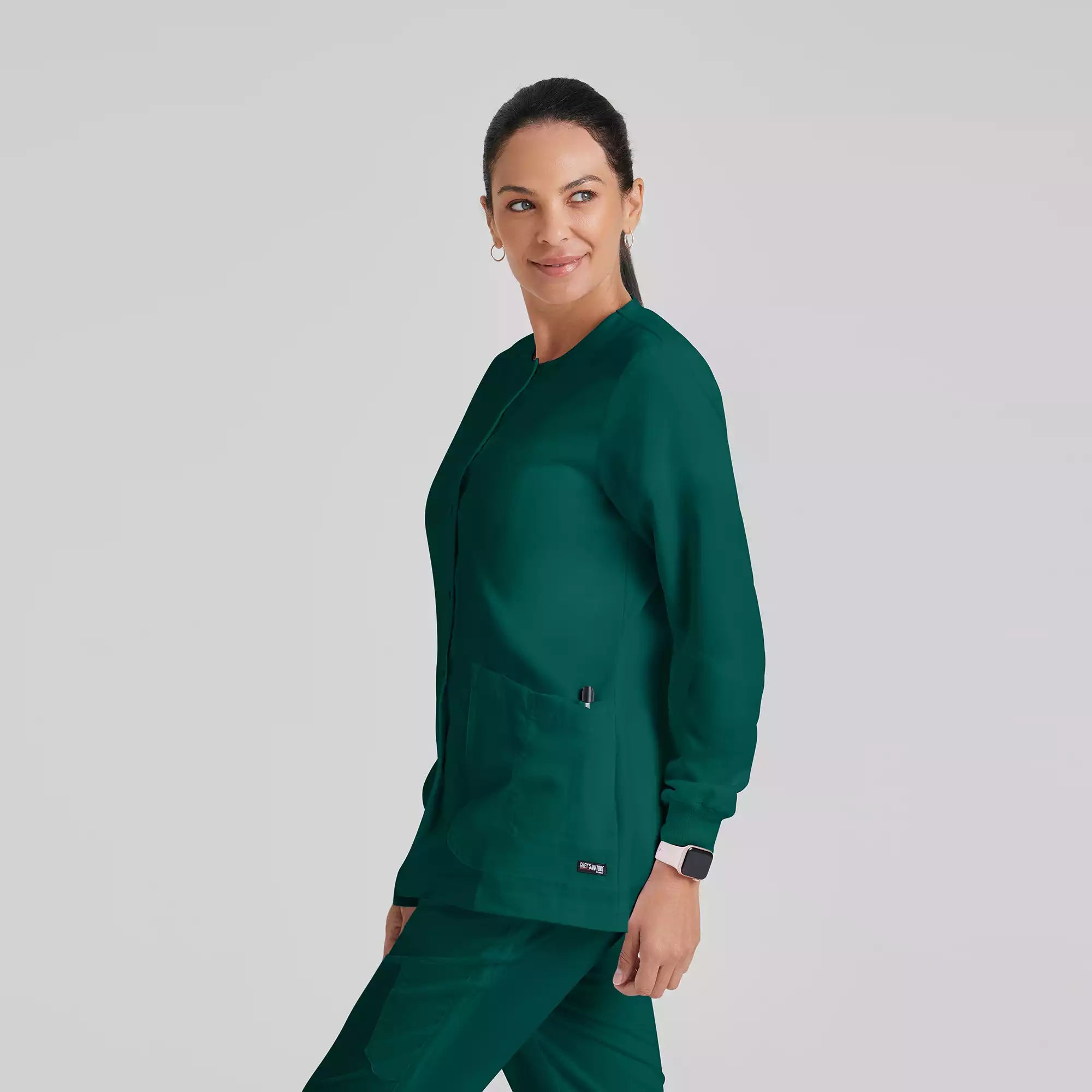 Grey's Anatomy Classic Jamie Warm Up -2 Pocket Warm Up Jacket | 4450