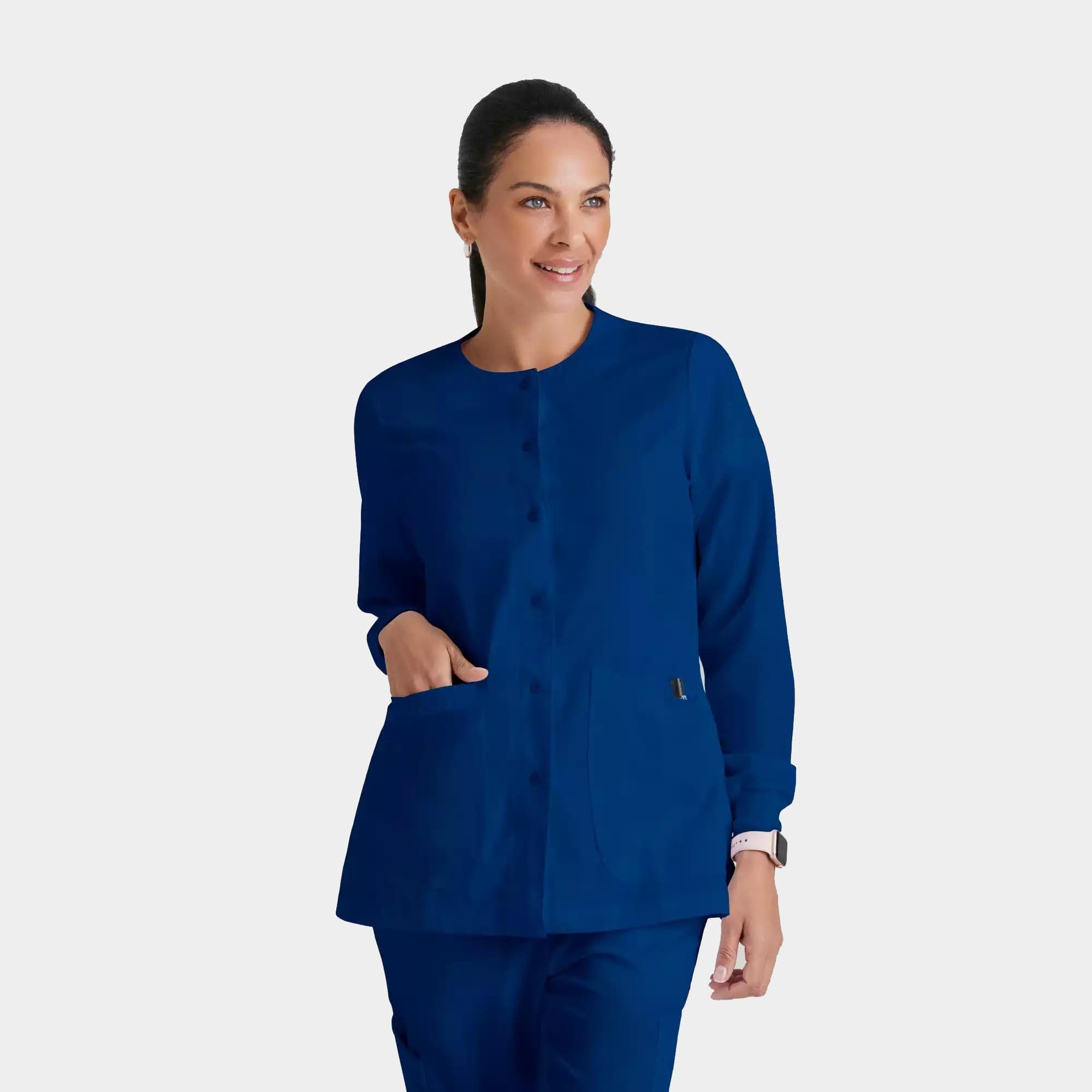 Grey's Anatomy Classic Jamie Warm Up -2 Pocket Warm Up Jacket | 4450