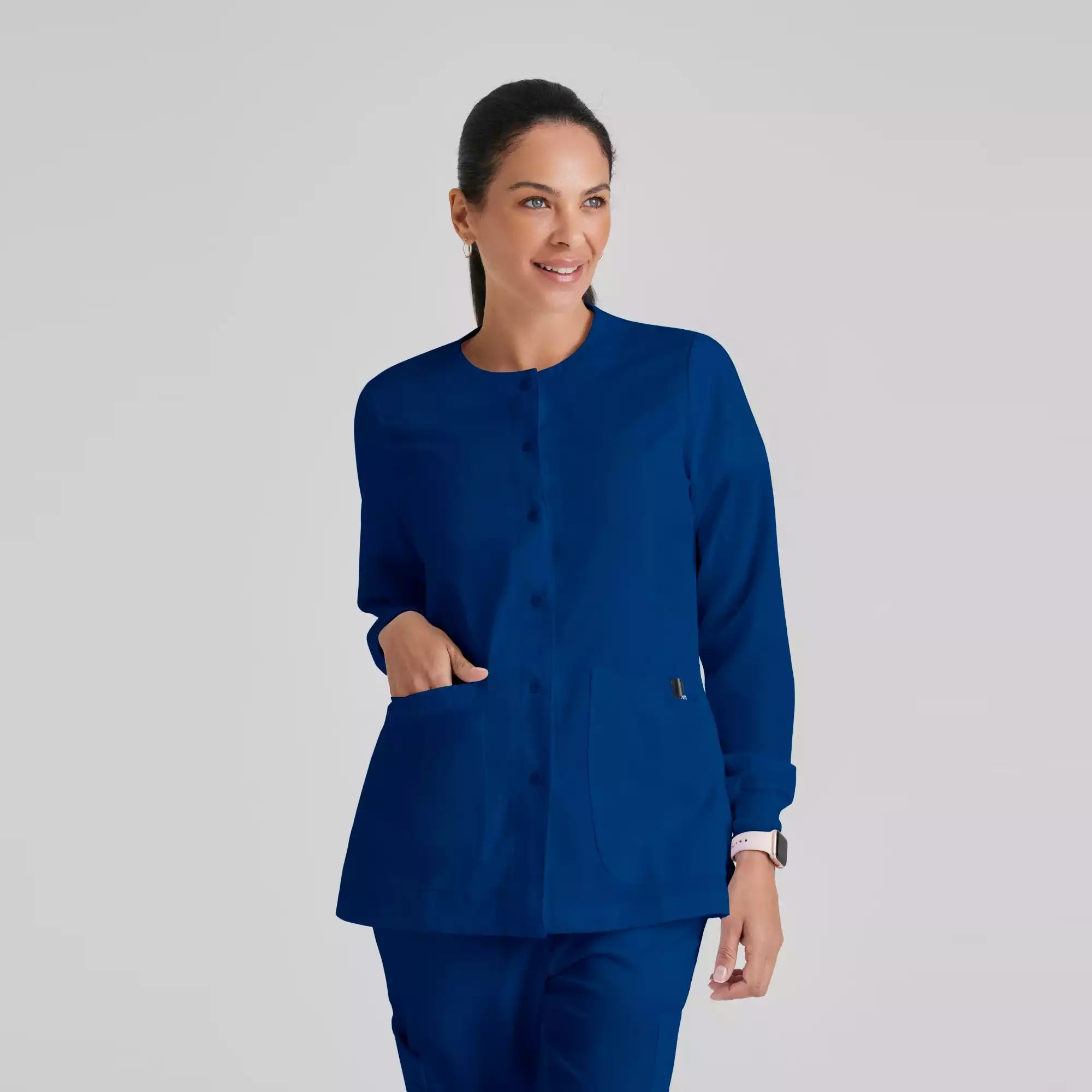 Grey's Anatomy Classic Jamie Warm Up -2 Pocket Warm Up Jacket | 4450