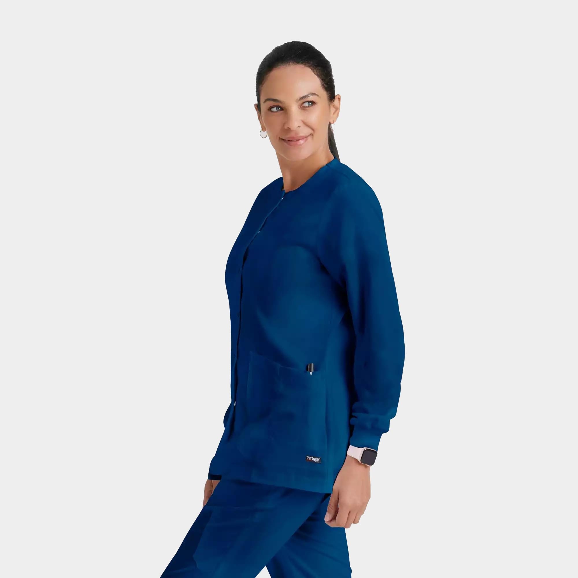 Grey's Anatomy Classic Jamie Warm Up -2 Pocket Warm Up Jacket | 4450
