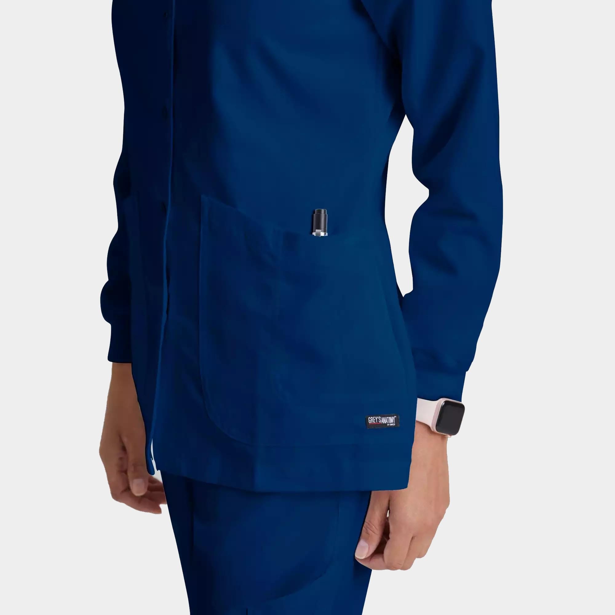 Grey's Anatomy Classic Jamie Warm Up -2 Pocket Warm Up Jacket | 4450