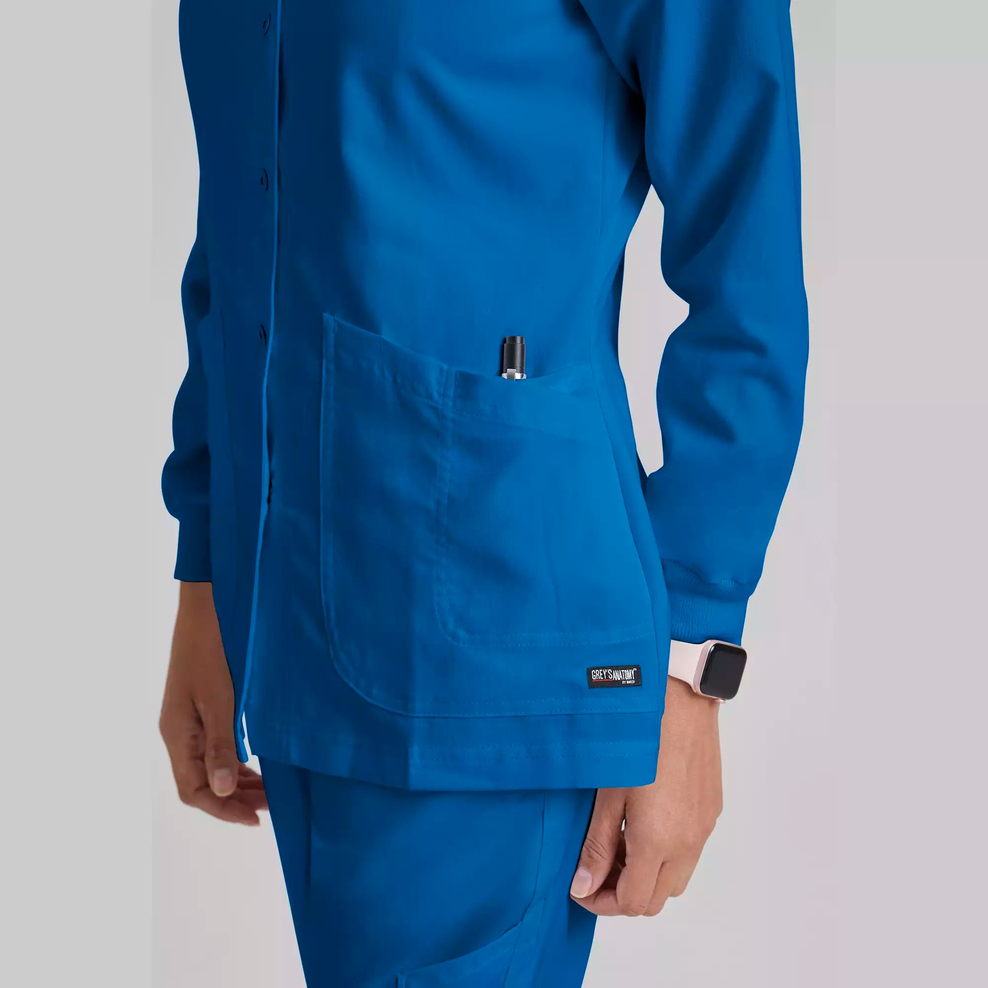 Grey's Anatomy Classic Jamie Warm Up -2 Pocket Warm Up Jacket | 4450