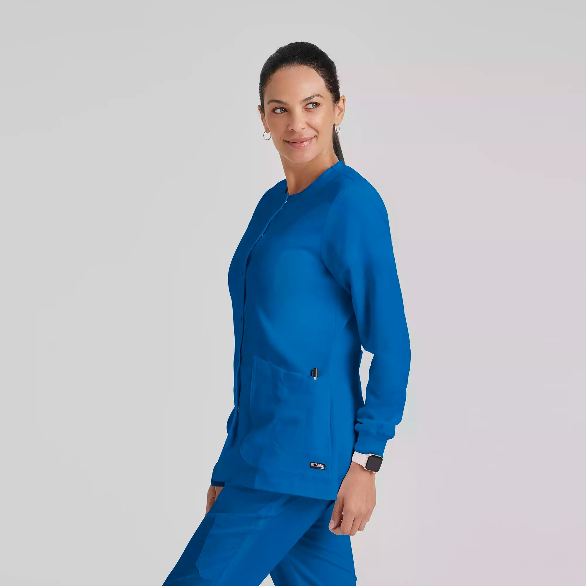 Grey's Anatomy Classic Jamie Warm Up -2 Pocket Warm Up Jacket | 4450