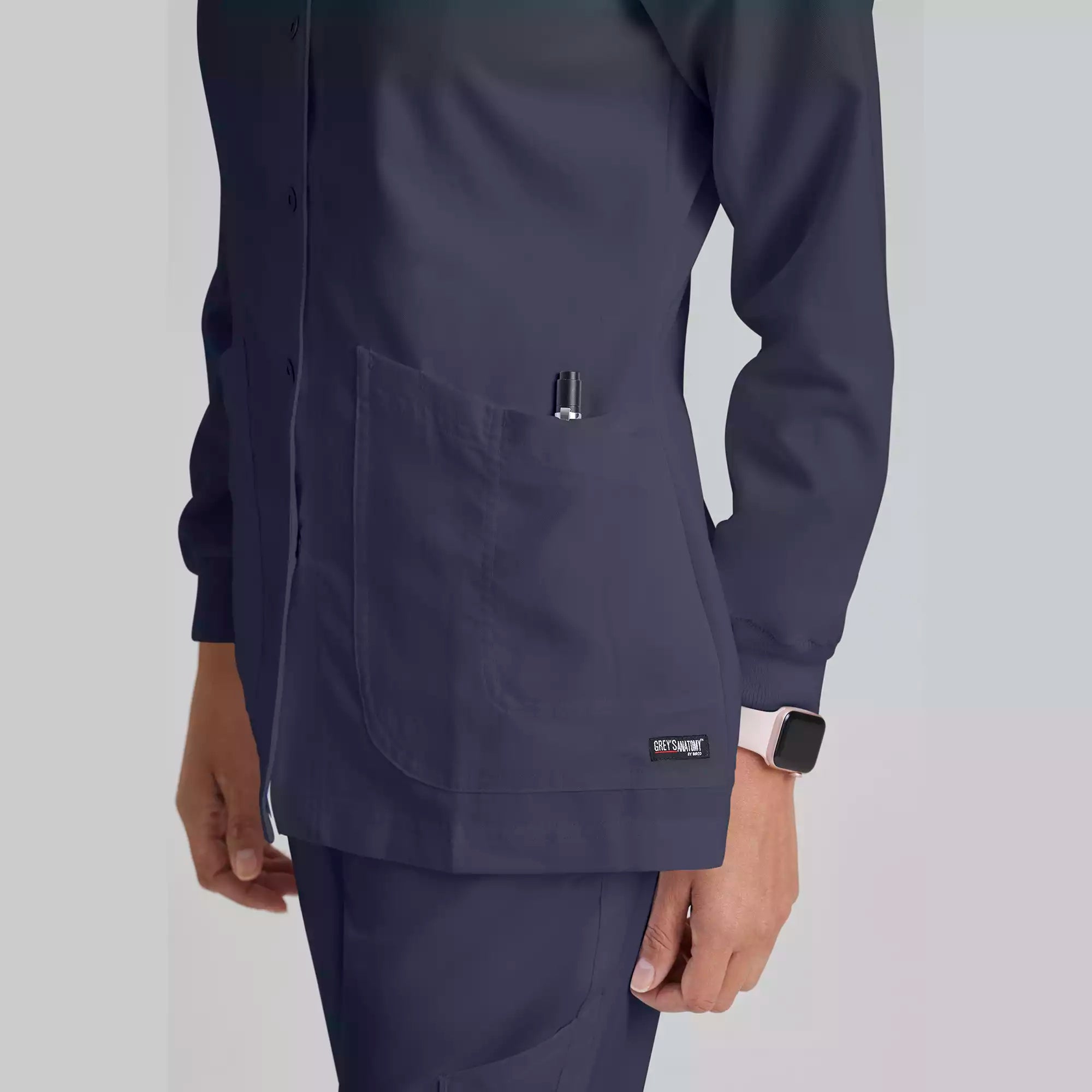 Grey's Anatomy Classic Jamie Warm Up -2 Pocket Warm Up Jacket | 4450