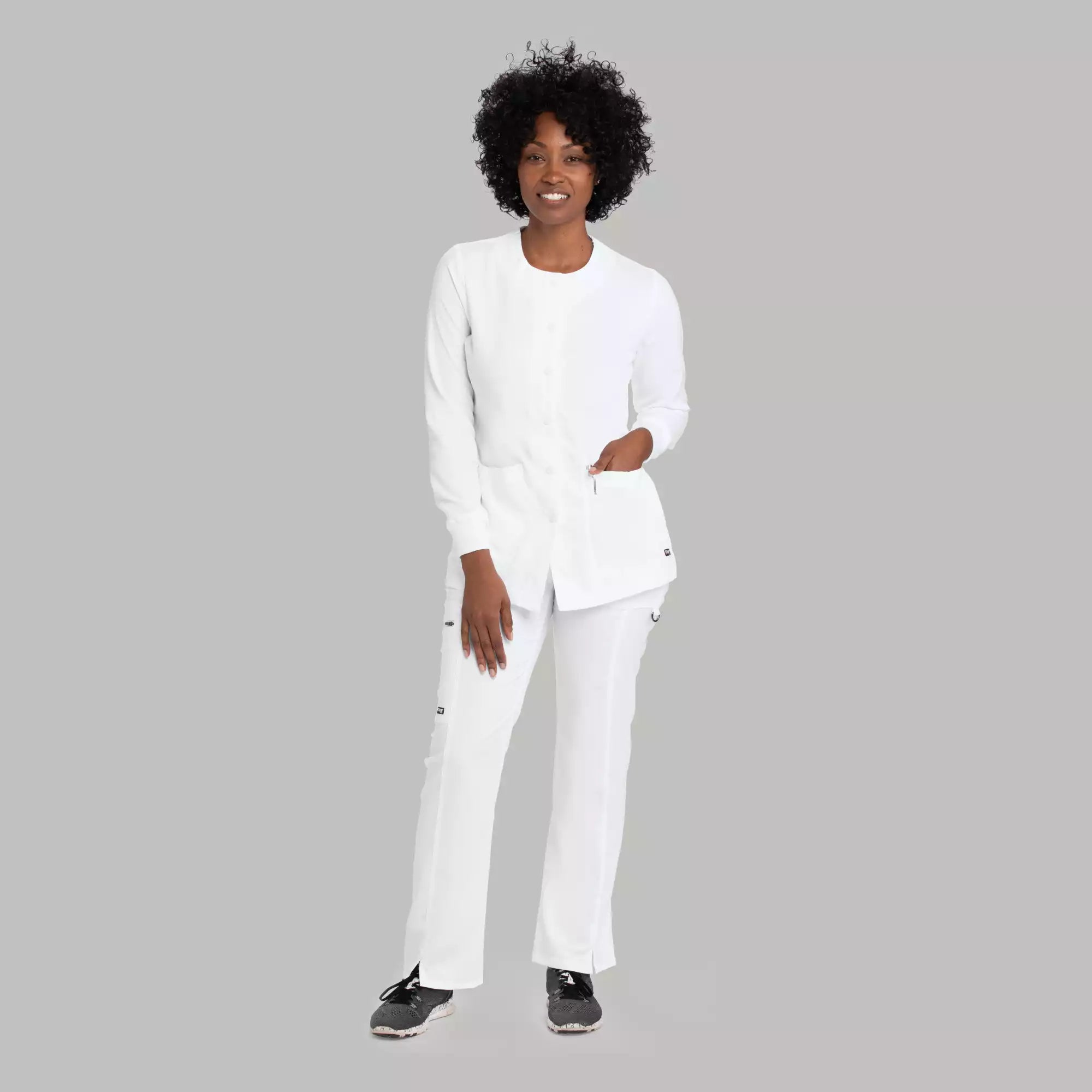 Grey's Anatomy Classic Jamie Warm Up -2 Pocket Warm Up Jacket | 4450