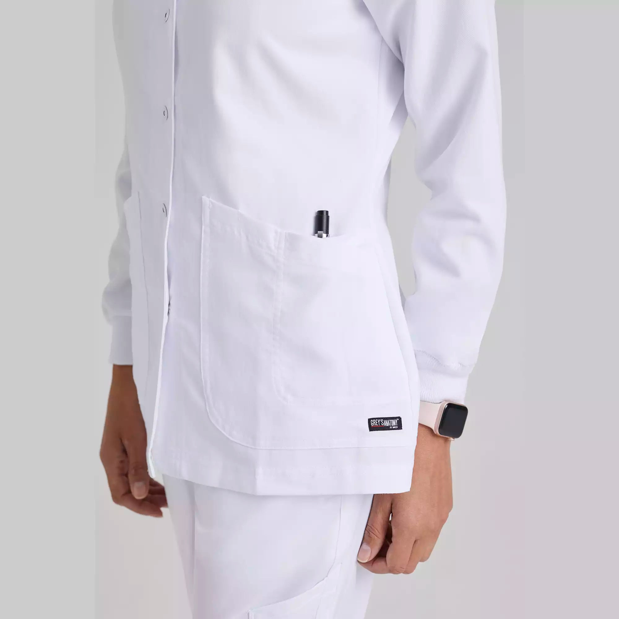 Grey's Anatomy Classic Jamie Warm Up -2 Pocket Warm Up Jacket | 4450