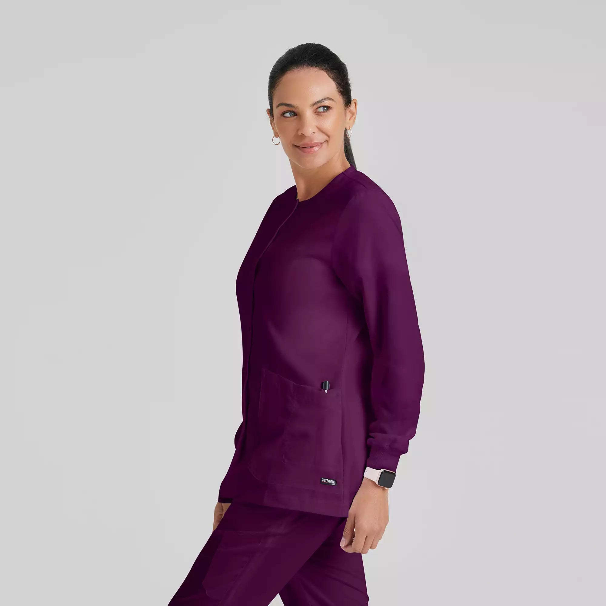 Grey's Anatomy Classic Jamie Warm Up -2 Pocket Warm Up Jacket | 4450