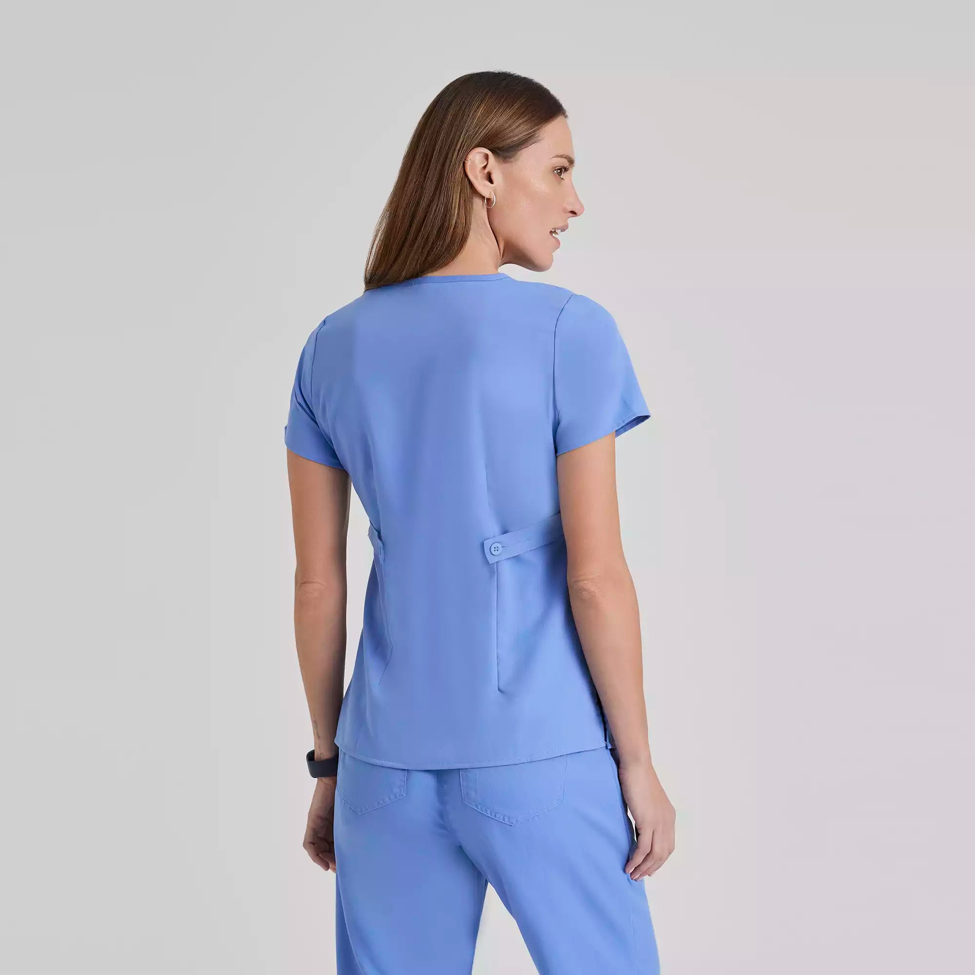 Grey's Anatomy Classic Riley Top -3 Pocket V-Neck Scrub Top | 4153