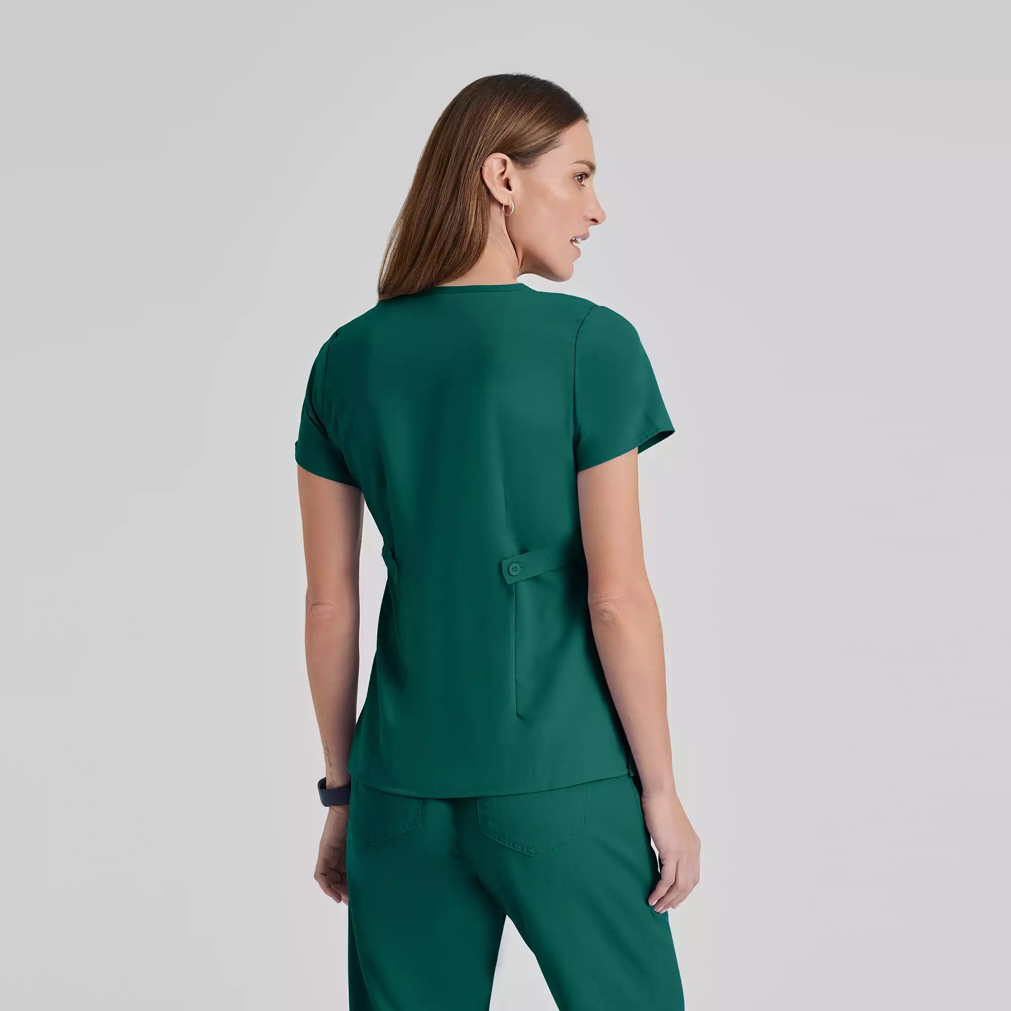 Grey's Anatomy Classic Riley Top -3 Pocket V-Neck Scrub Top | 4153