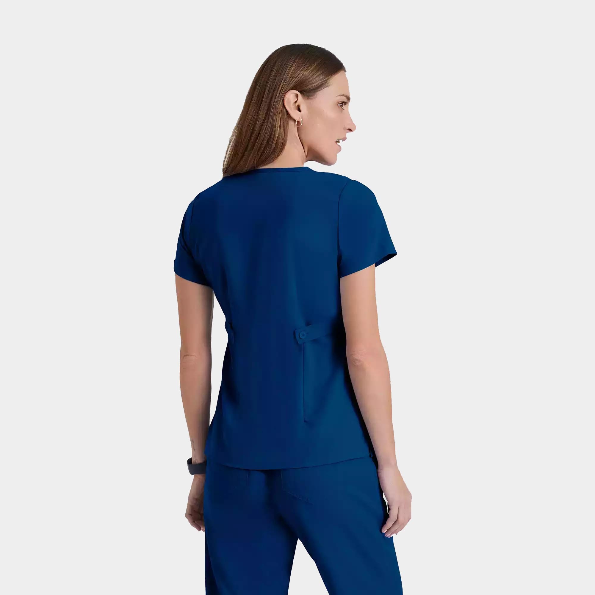 Grey's Anatomy Classic Riley Top -3 Pocket V-Neck Scrub Top | 4153