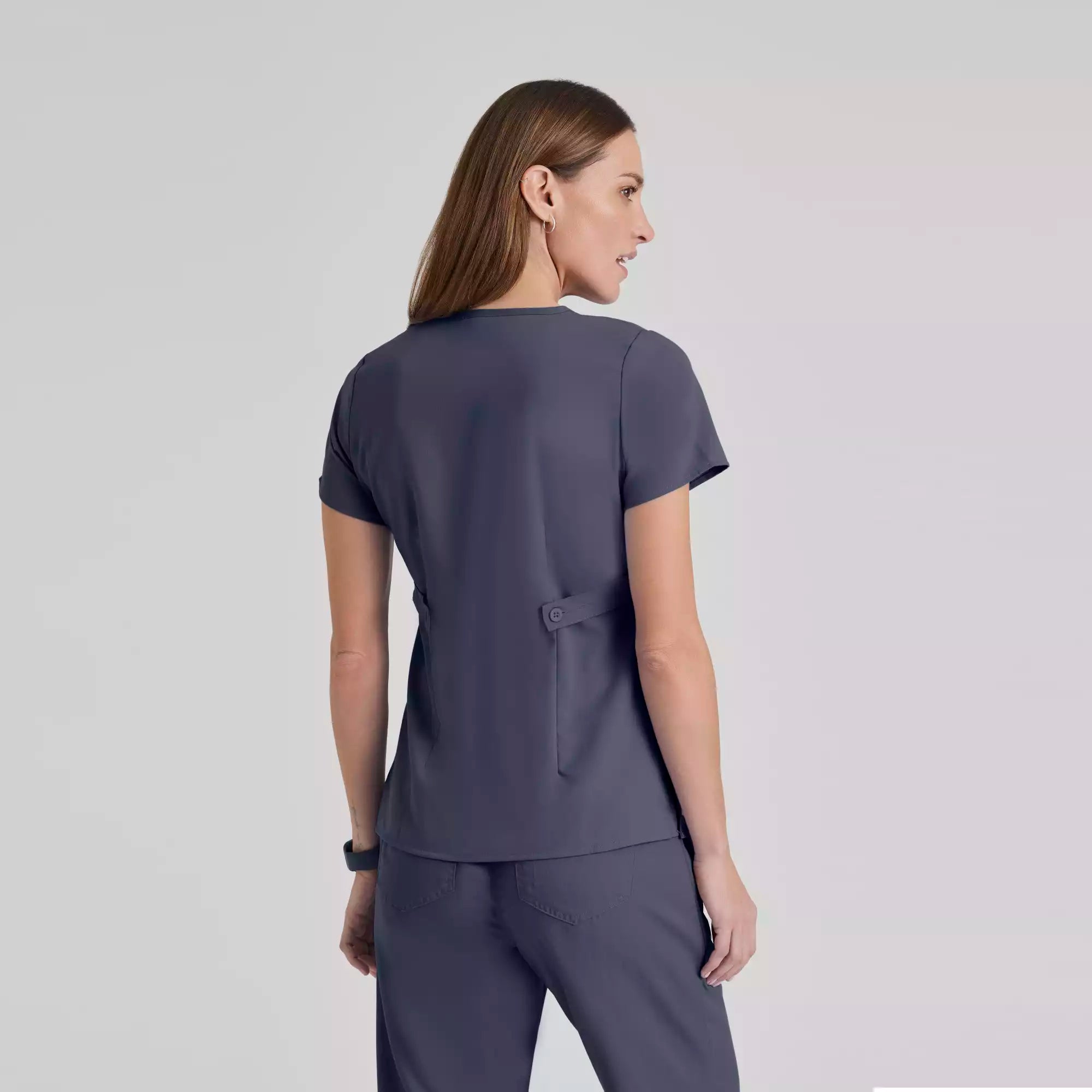Grey's Anatomy Classic Riley Top -3 Pocket V-Neck Scrub Top | 4153