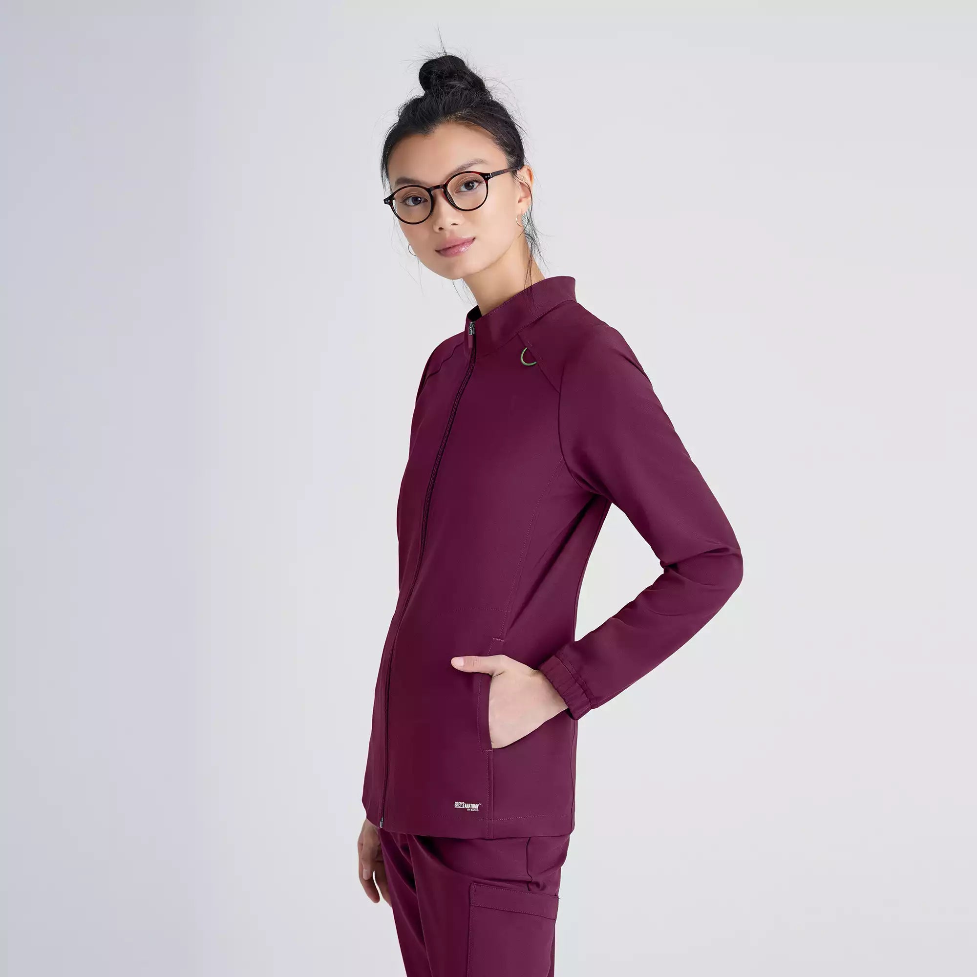 Grey's Anatomy Evolve 3 Pocket Collared Warm-Up | GSSW886