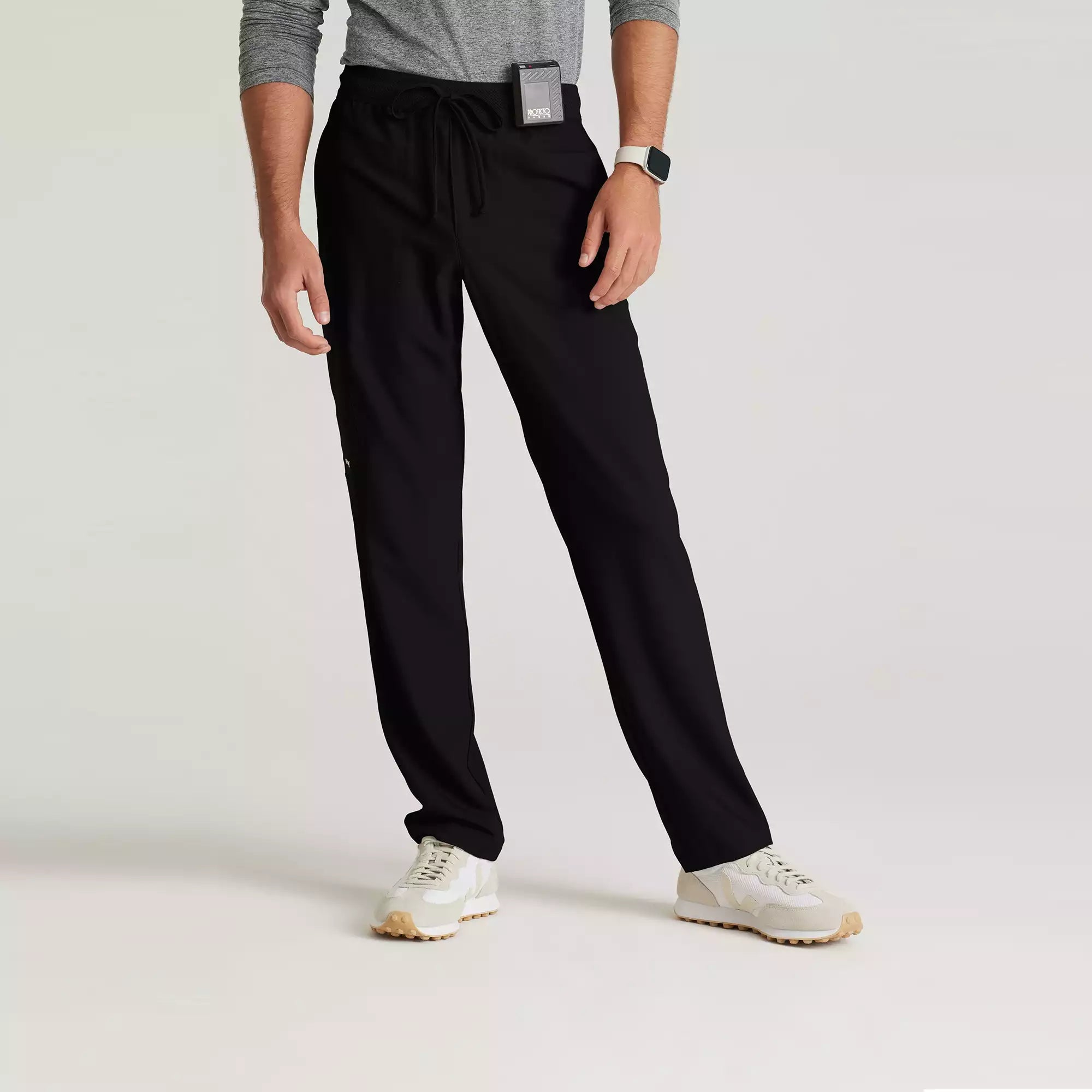 Grey's Anatomy Evolve Men's 5 Pocket Textured Waistband Slim & Straight Pant | GSSP649