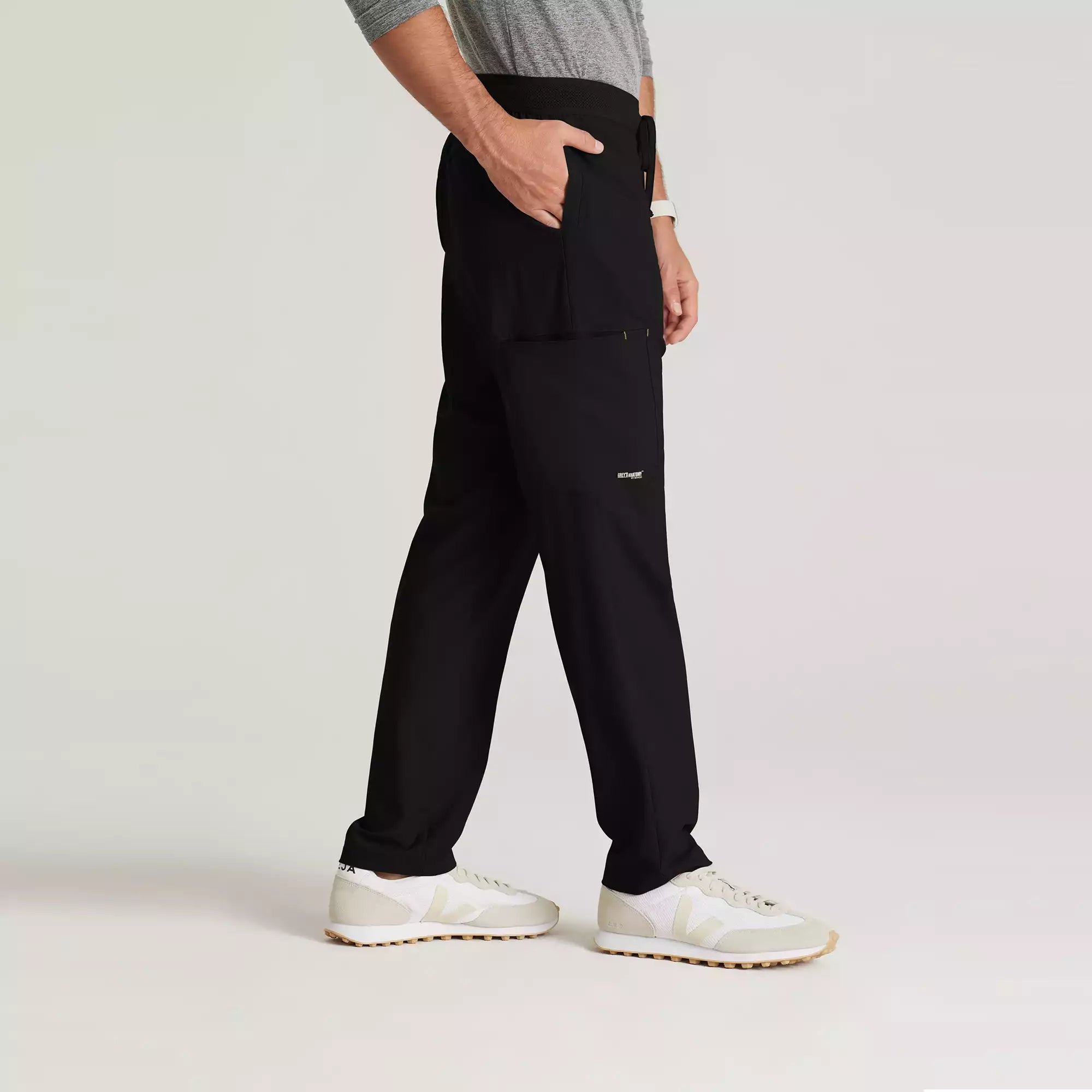 Grey's Anatomy Evolve Men's 5 Pocket Textured Waistband Slim & Straight Pant | GSSP649