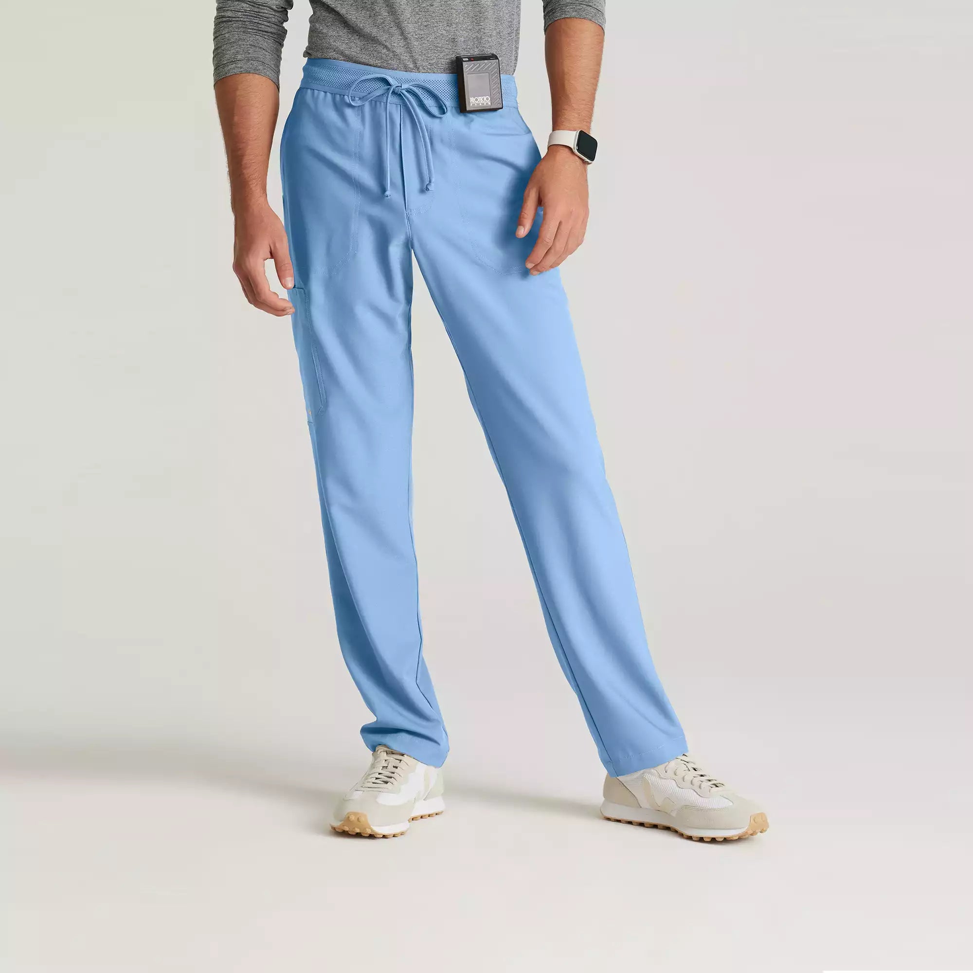 Grey's Anatomy Evolve Men's 5 Pocket Textured Waistband Slim & Straight Pant | GSSP649