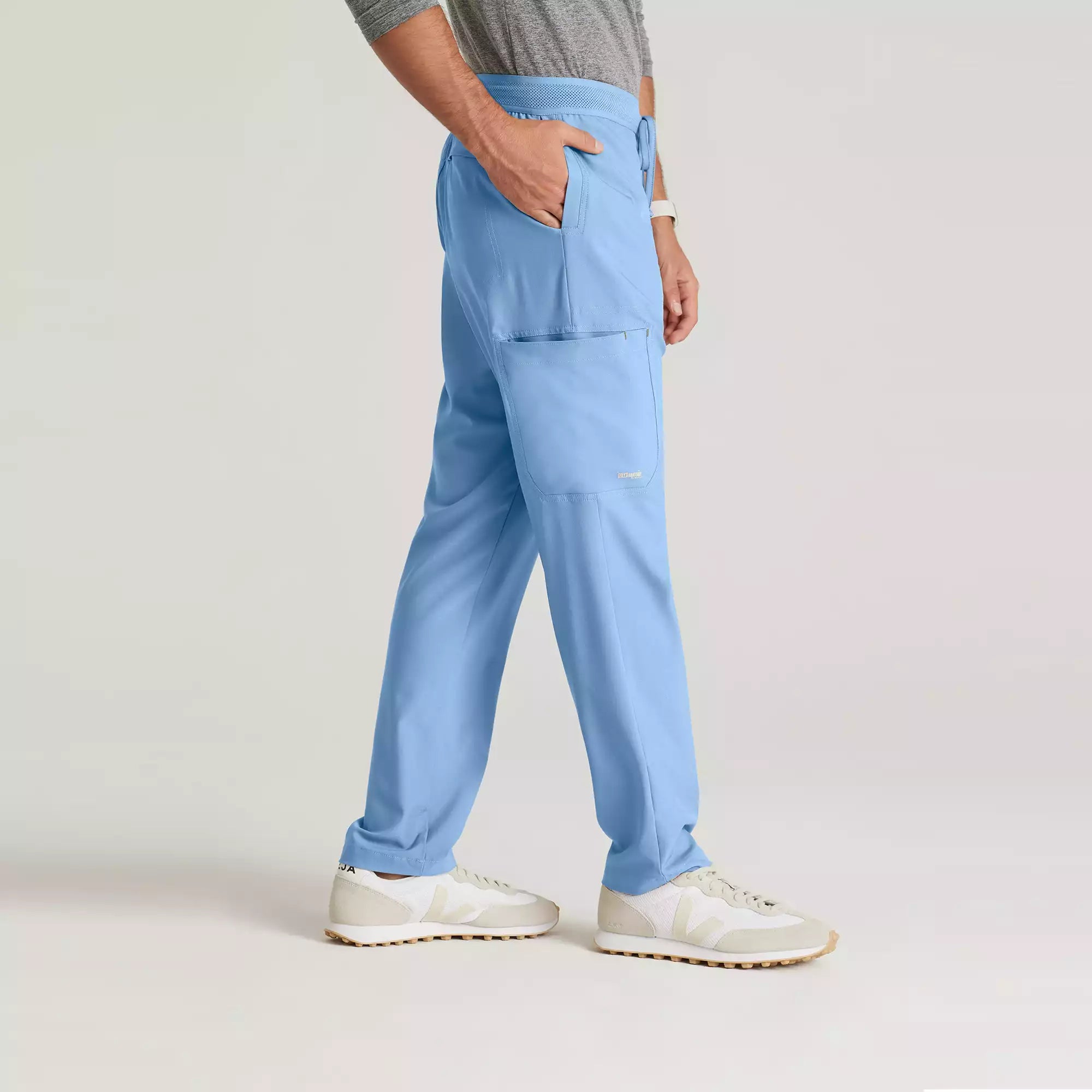 Grey's Anatomy Evolve Men's 5 Pocket Textured Waistband Slim & Straight Pant | GSSP649