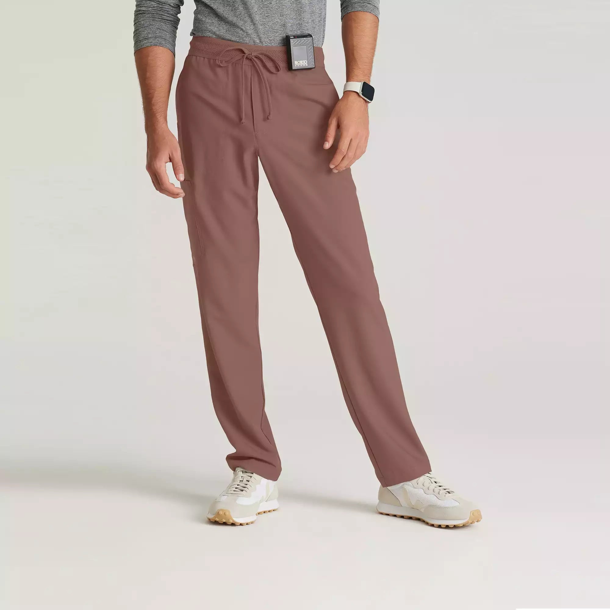 Grey's Anatomy Evolve Men's 5 Pocket Textured Waistband Slim & Straight Pant | GSSP649