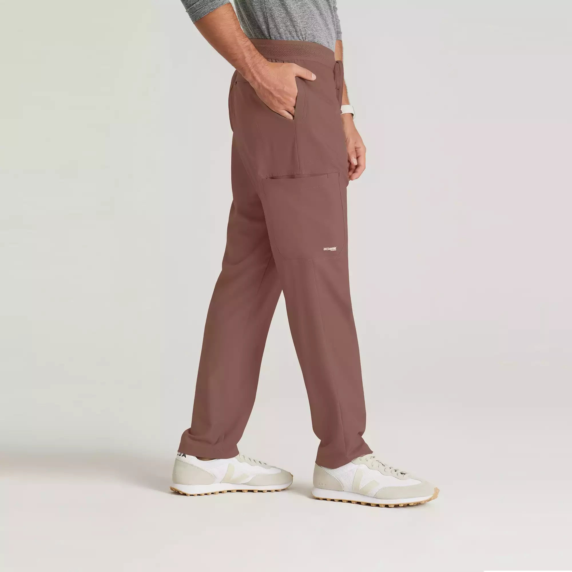 Grey's Anatomy Evolve Men's 5 Pocket Textured Waistband Slim & Straight Pant | GSSP649
