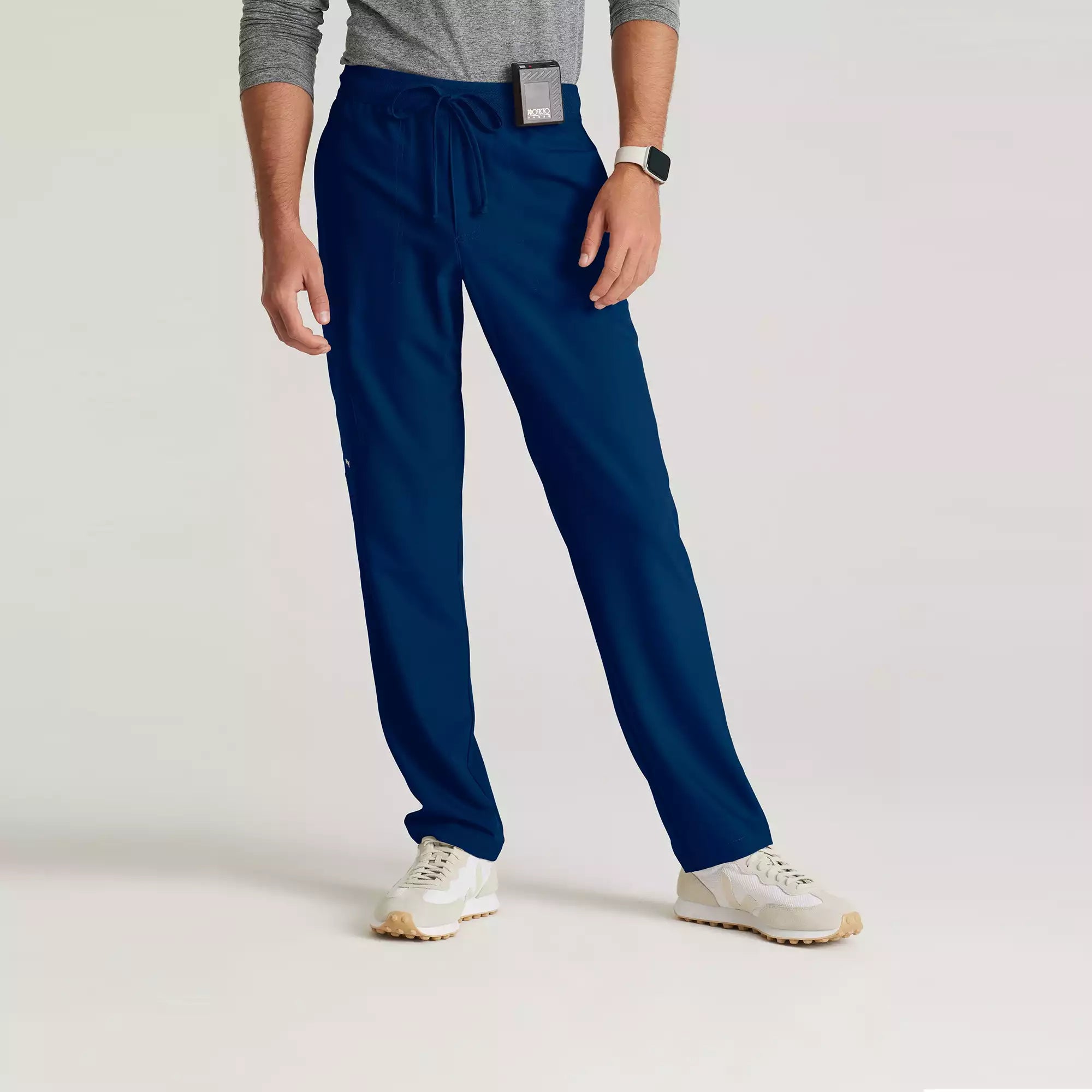 Grey's Anatomy Evolve Men's 5 Pocket Textured Waistband Slim & Straight Pant | GSSP649