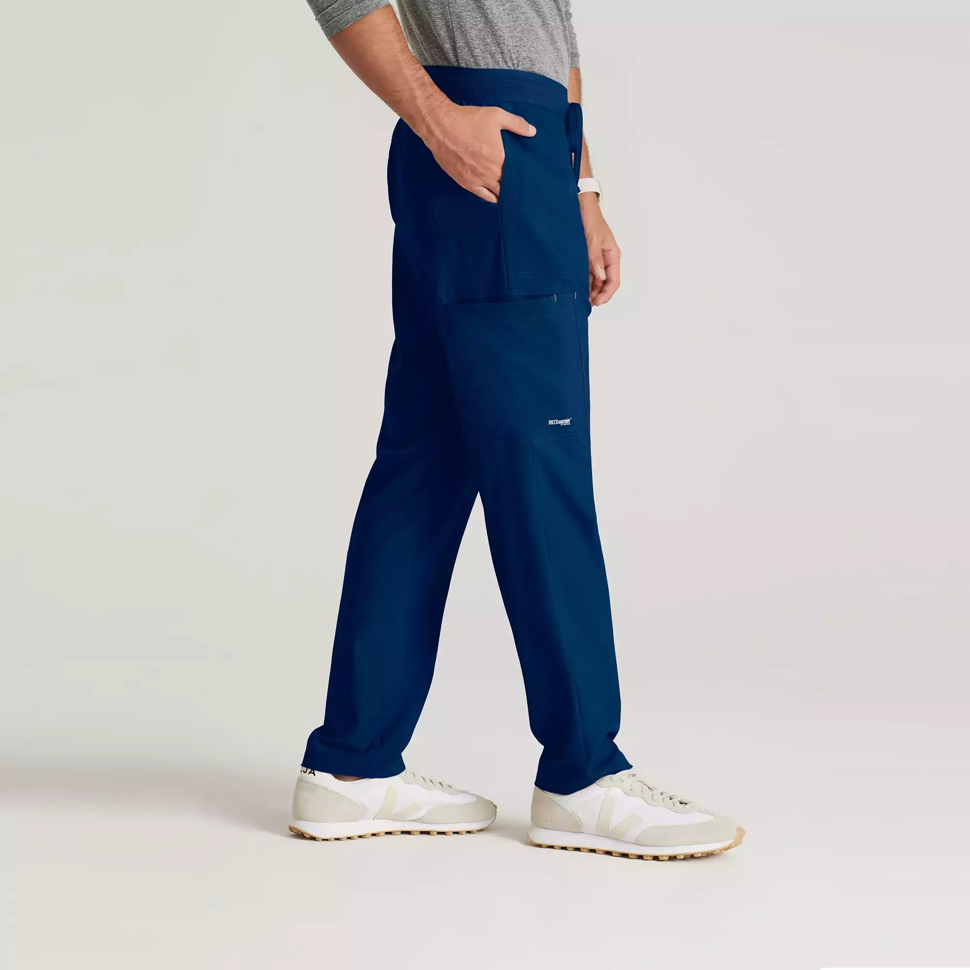 Grey's Anatomy Evolve Men's 5 Pocket Textured Waistband Slim & Straight Pant | GSSP649