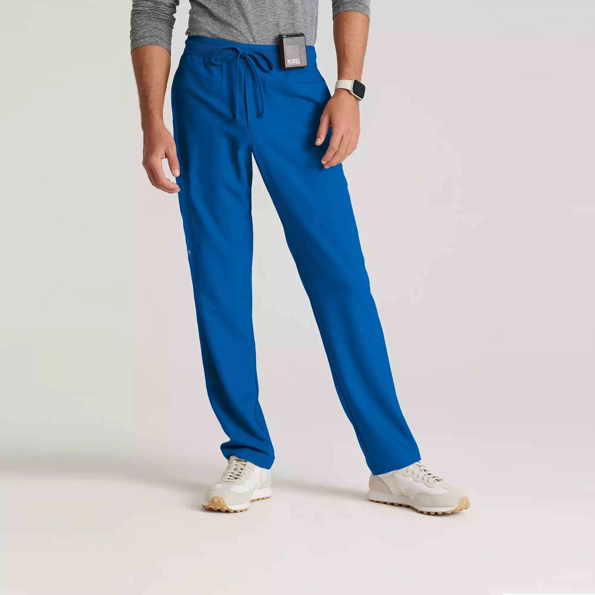 Grey's Anatomy Evolve Men's 5 Pocket Textured Waistband Slim & Straight Pant | GSSP649