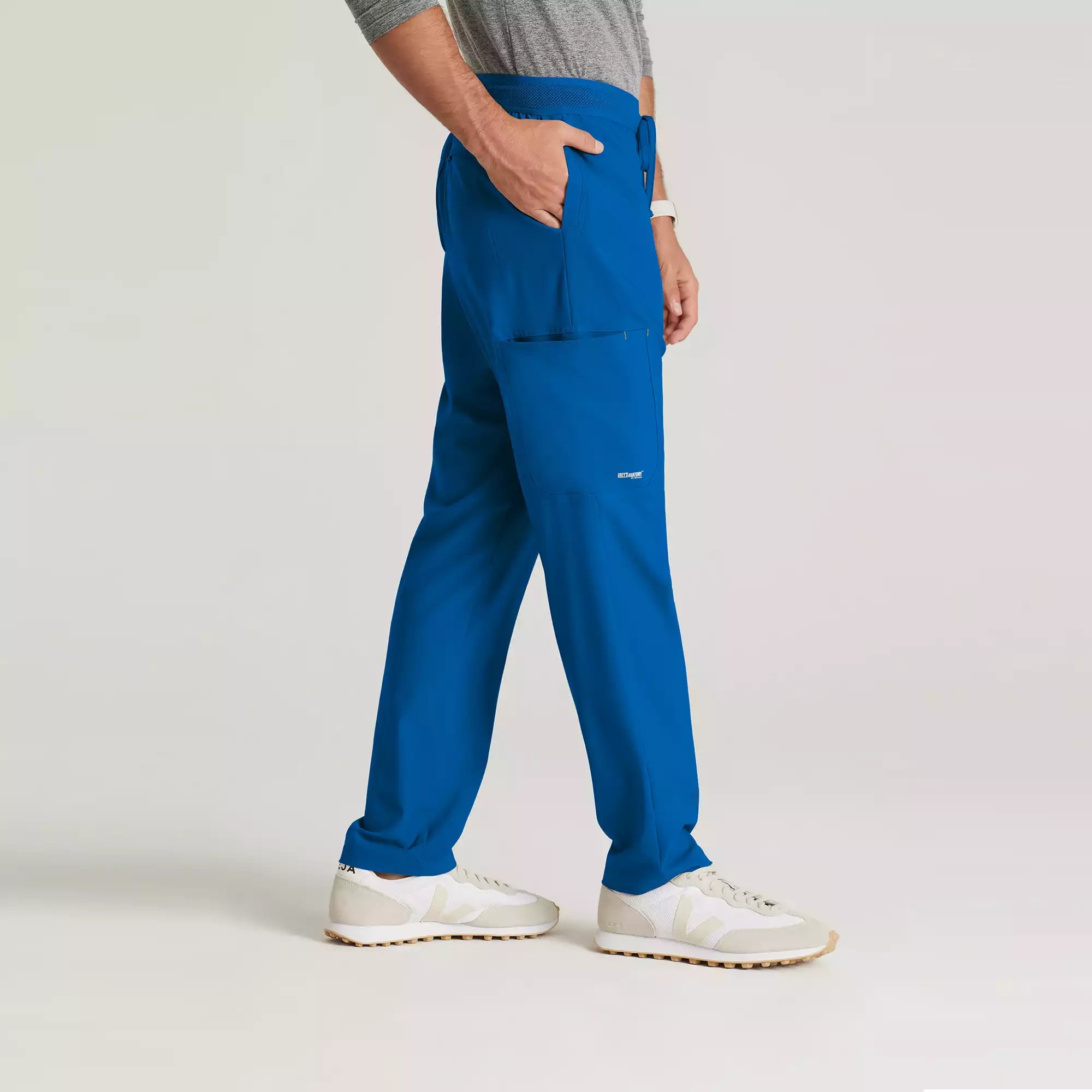 Grey's Anatomy Evolve Men's 5 Pocket Textured Waistband Slim & Straight Pant | GSSP649