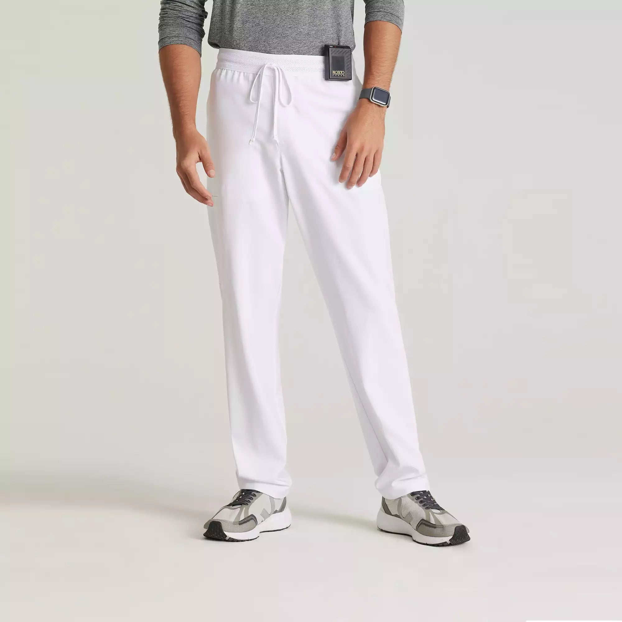 Grey's Anatomy Evolve Men's 5 Pocket Textured Waistband Slim & Straight Pant | GSSP649