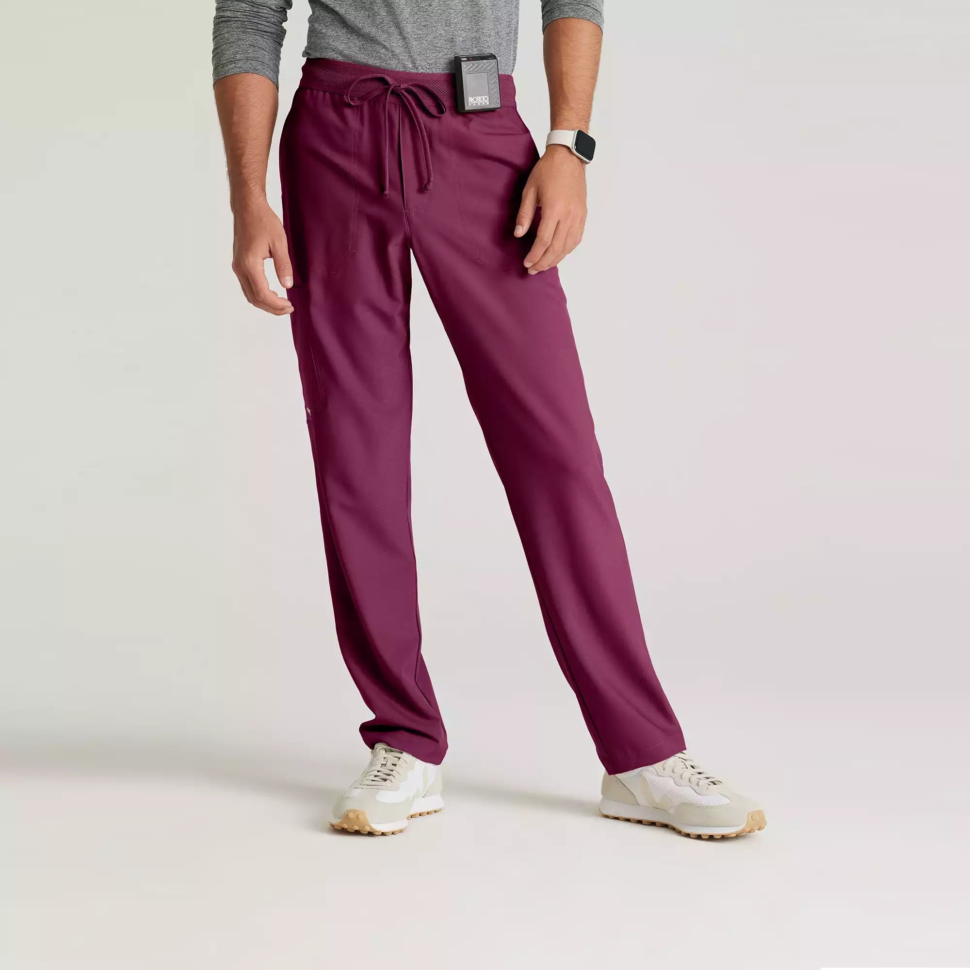 Grey's Anatomy Evolve Men's 5 Pocket Textured Waistband Slim & Straight Pant | GSSP649