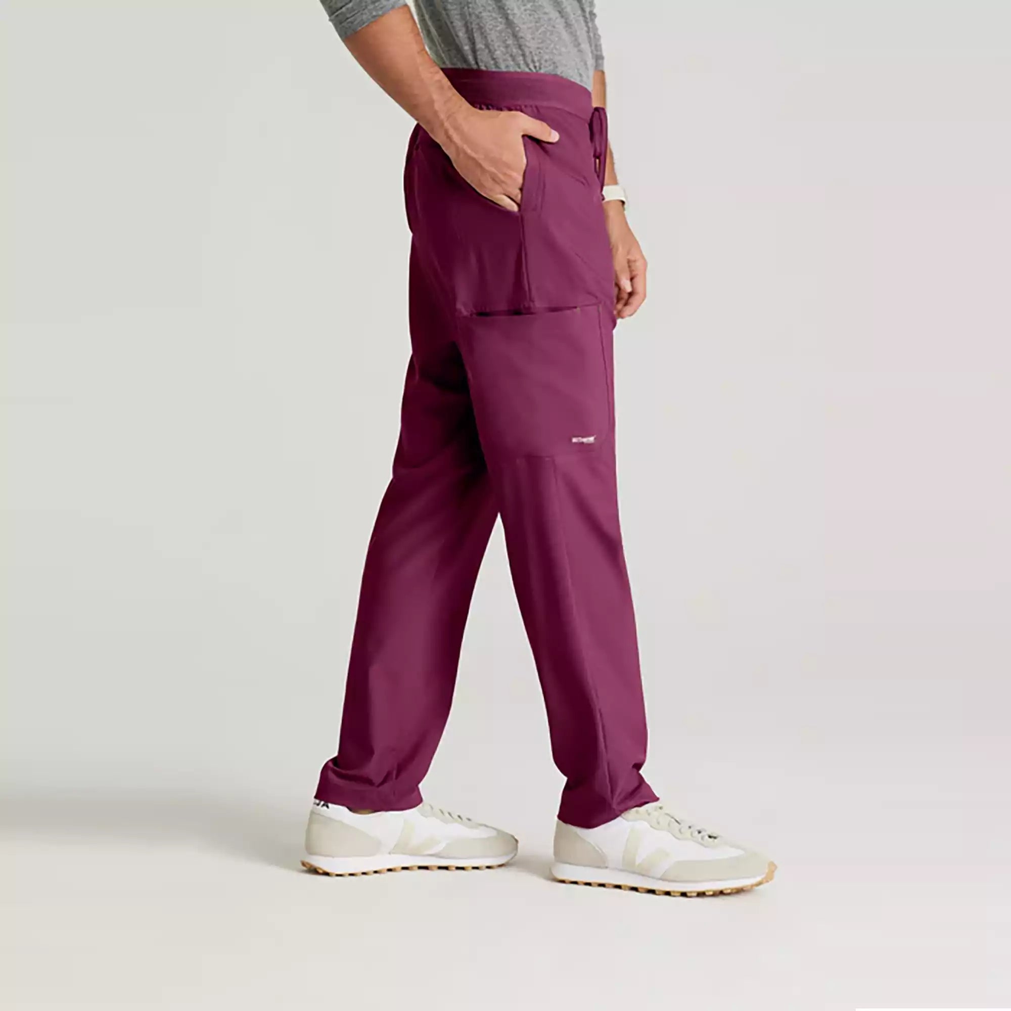 Grey's Anatomy Evolve Men's 5 Pocket Textured Waistband Slim & Straight Pant | GSSP649