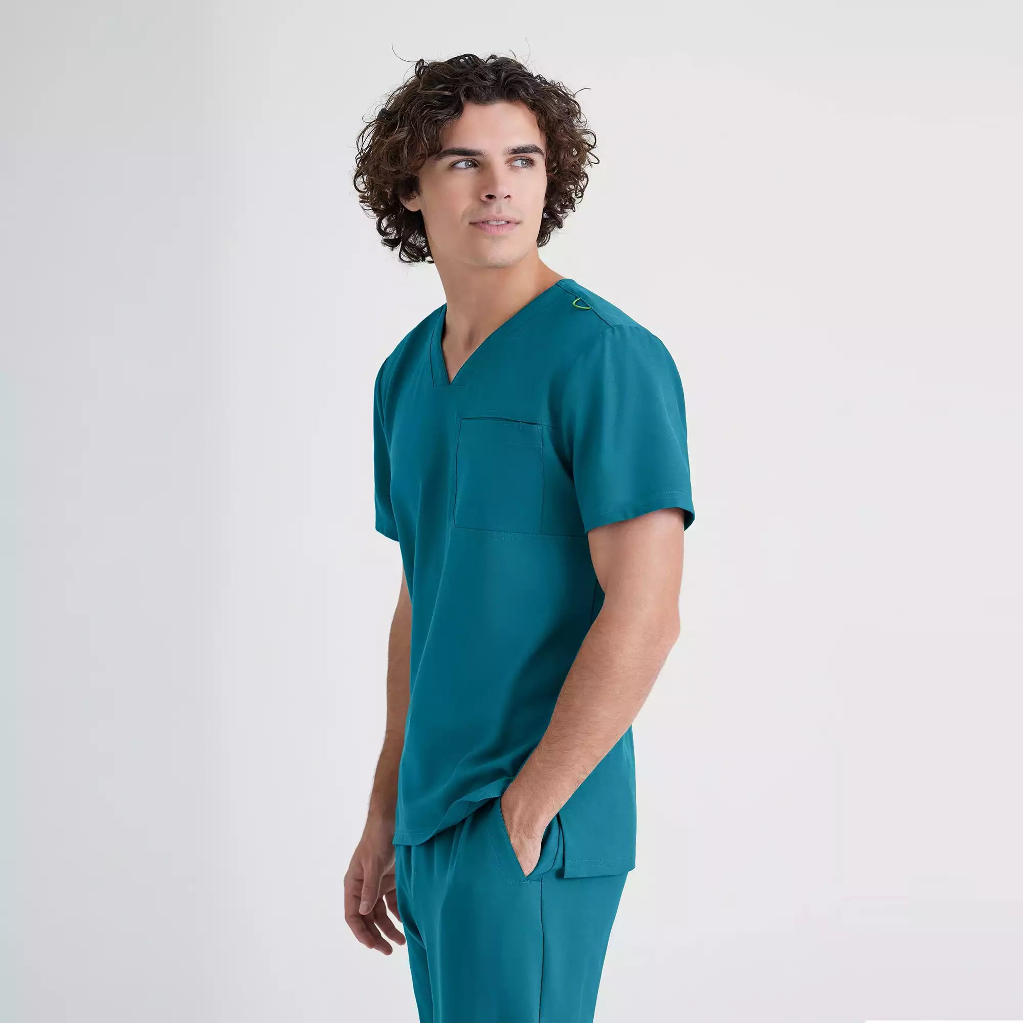 Grey's Anatomy Evolve Piped V-Neck Top | GSST179