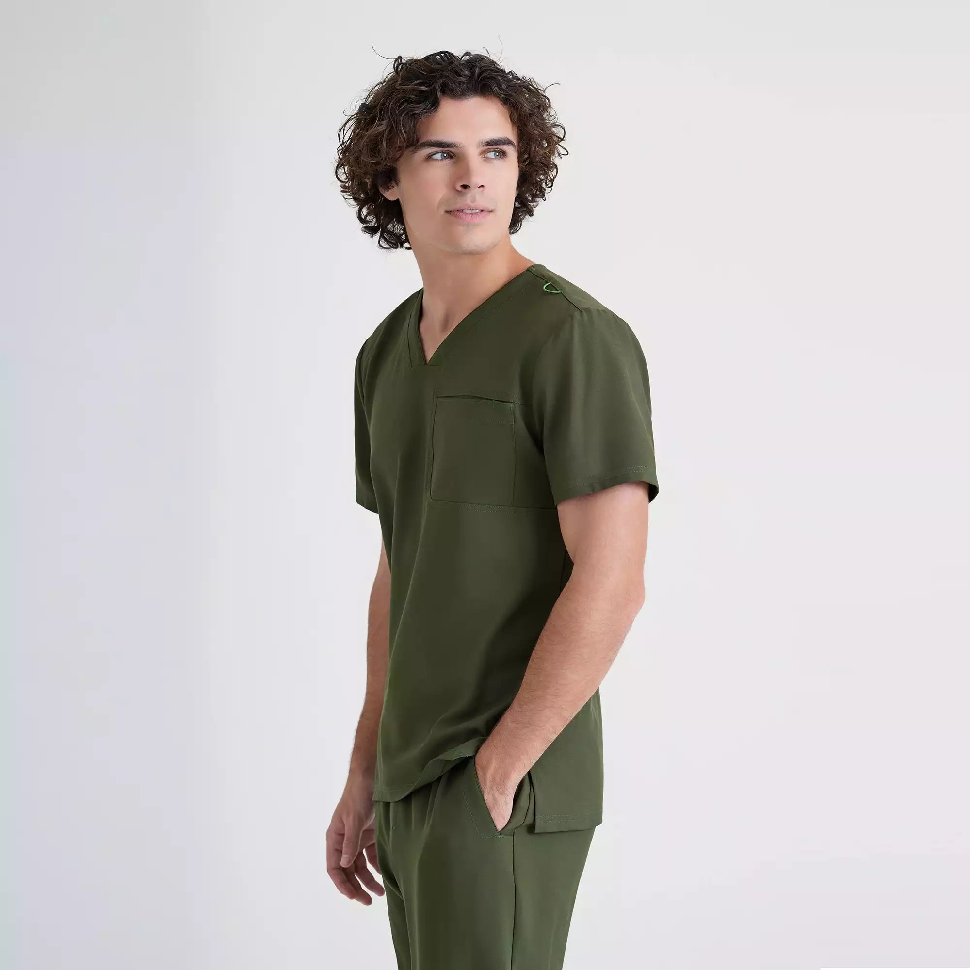 Grey's Anatomy Evolve Piped V-Neck Top | GSST179