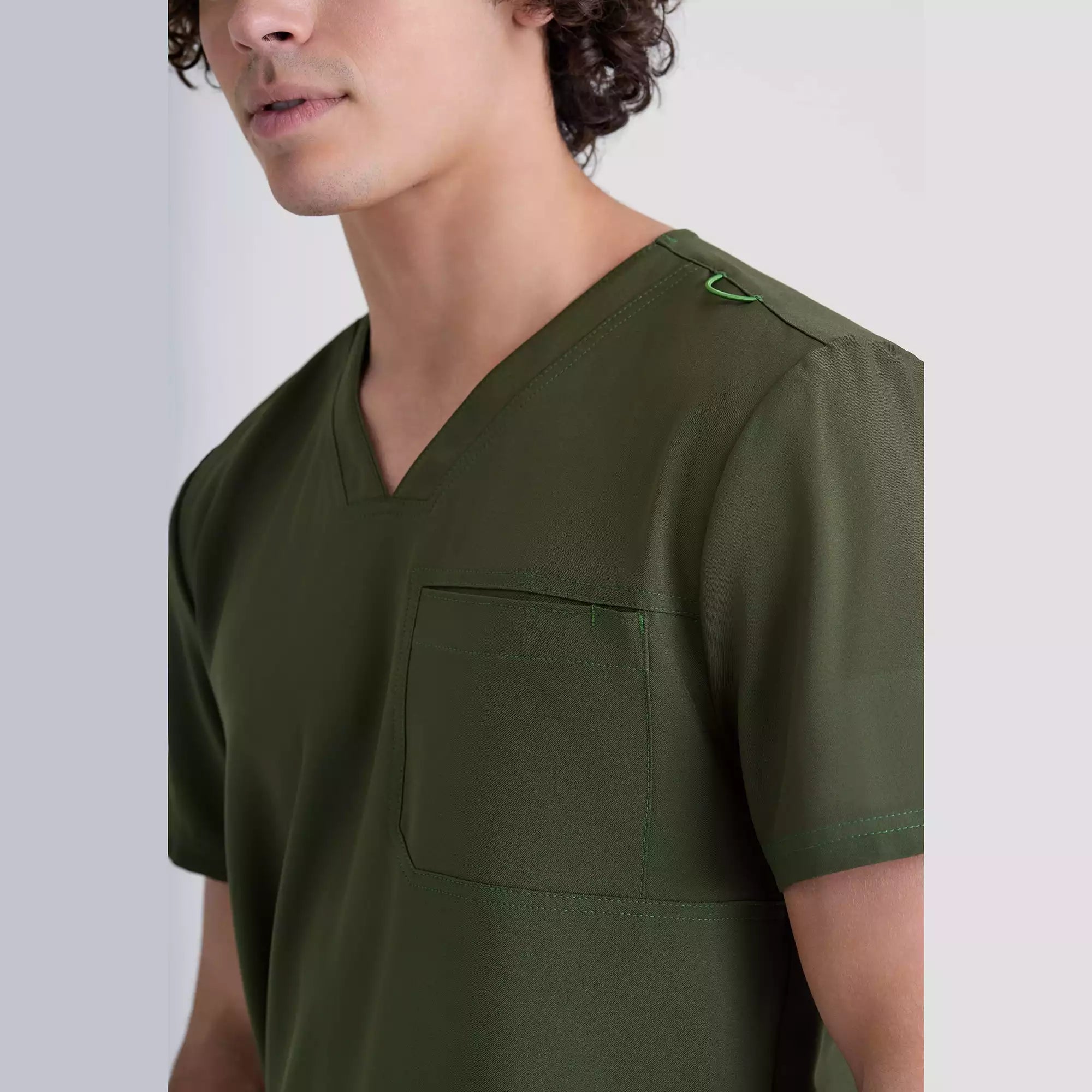 Grey's Anatomy Evolve Piped V-Neck Top | GSST179