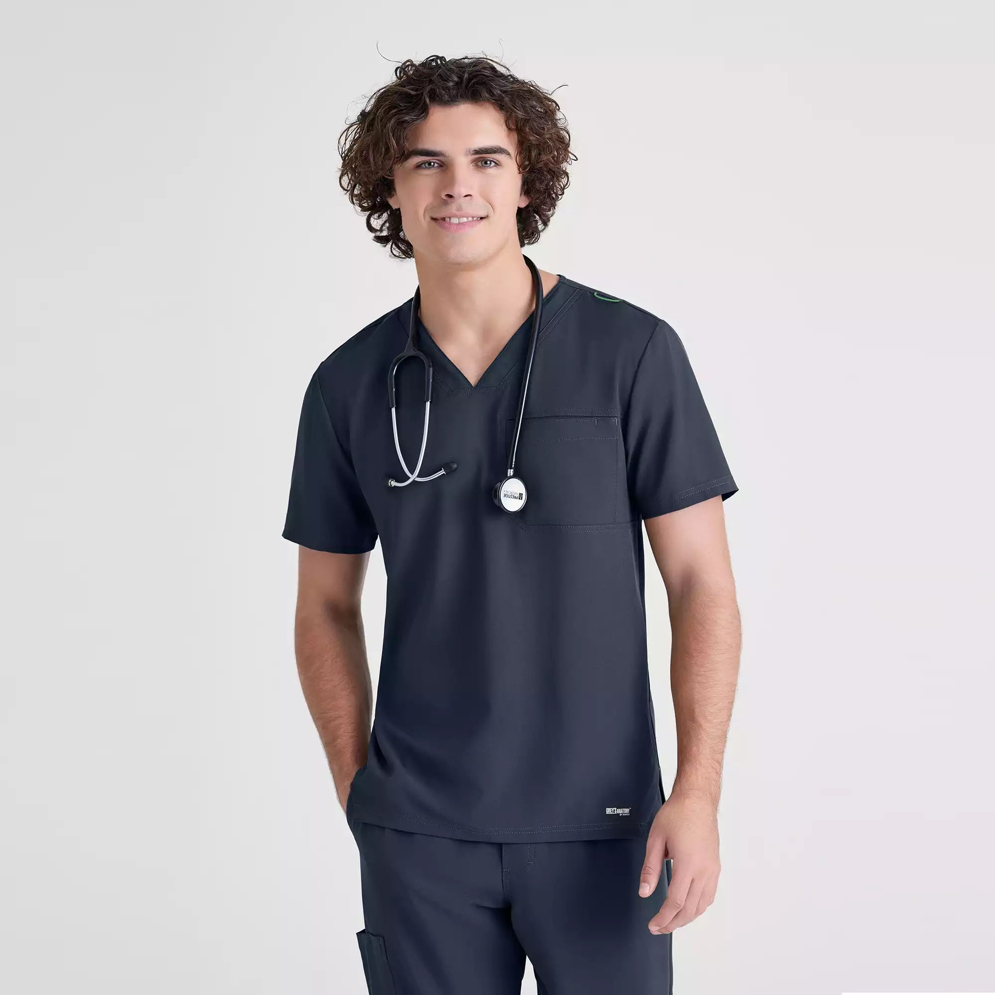 Grey's Anatomy Evolve Piped V-Neck Top | GSST179