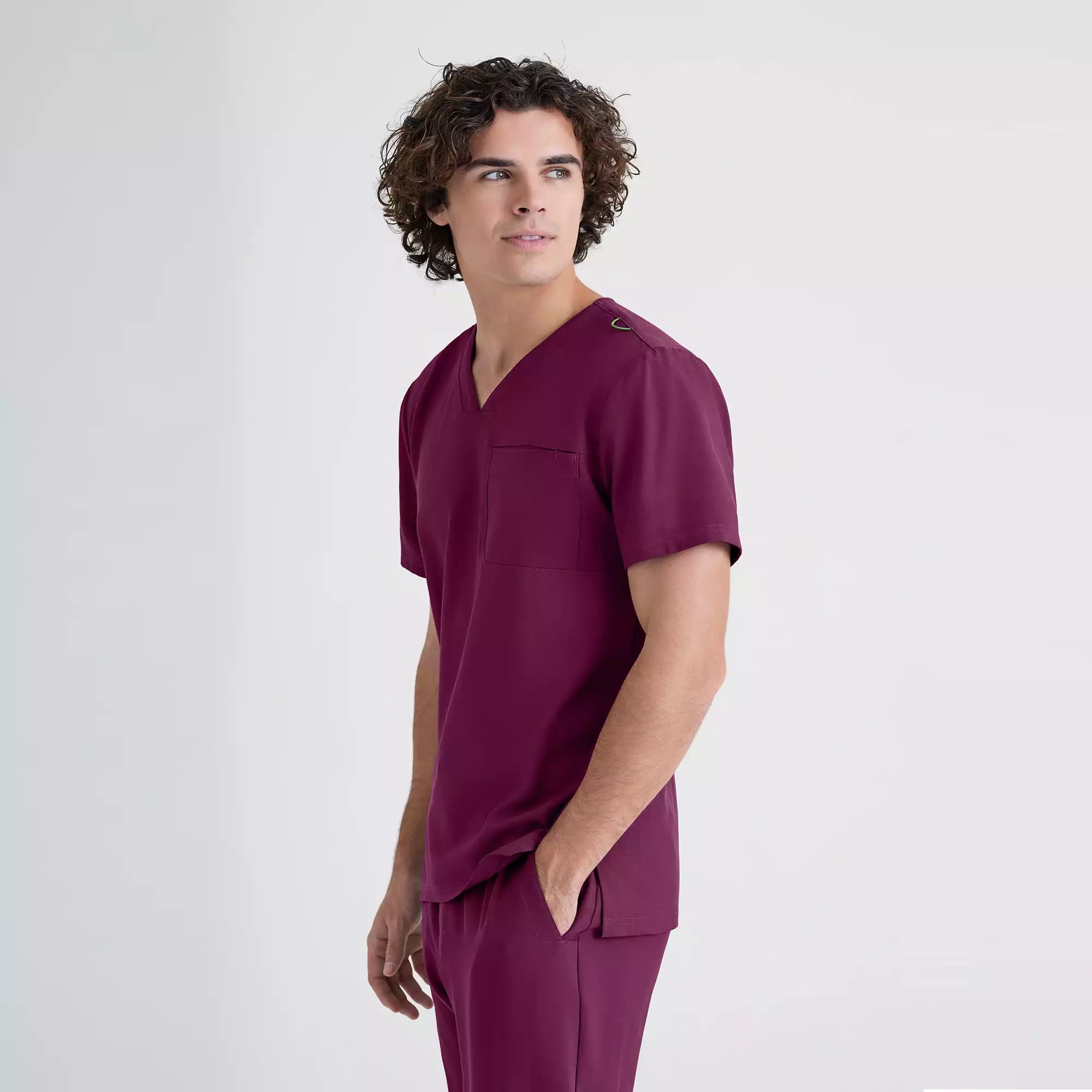 Grey's Anatomy Evolve Piped V-Neck Top | GSST179
